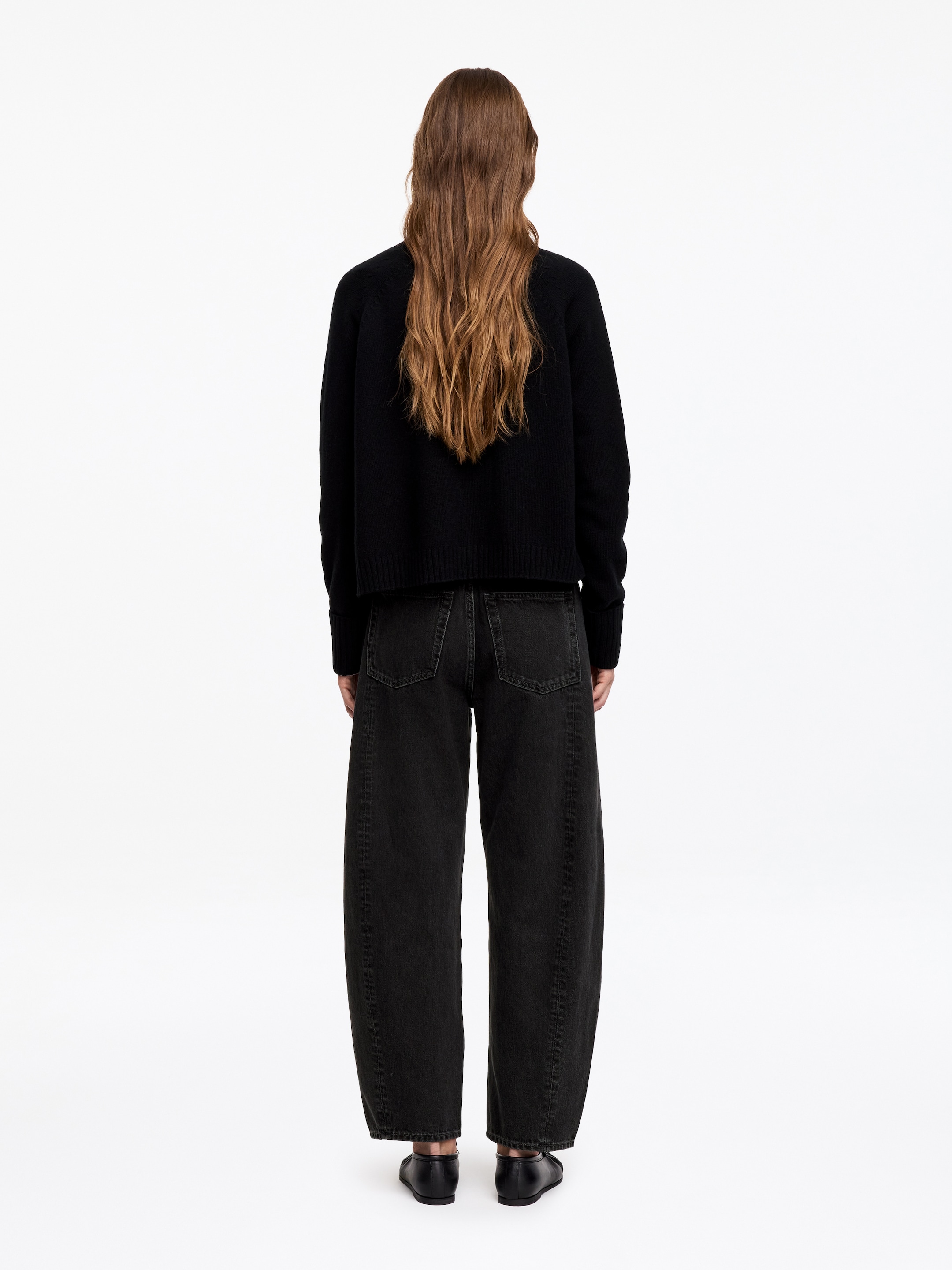 Vaqueros de pernera barril BLOOM - Negro - Corte relajado - Women - StillMedia/Lookbook - 7