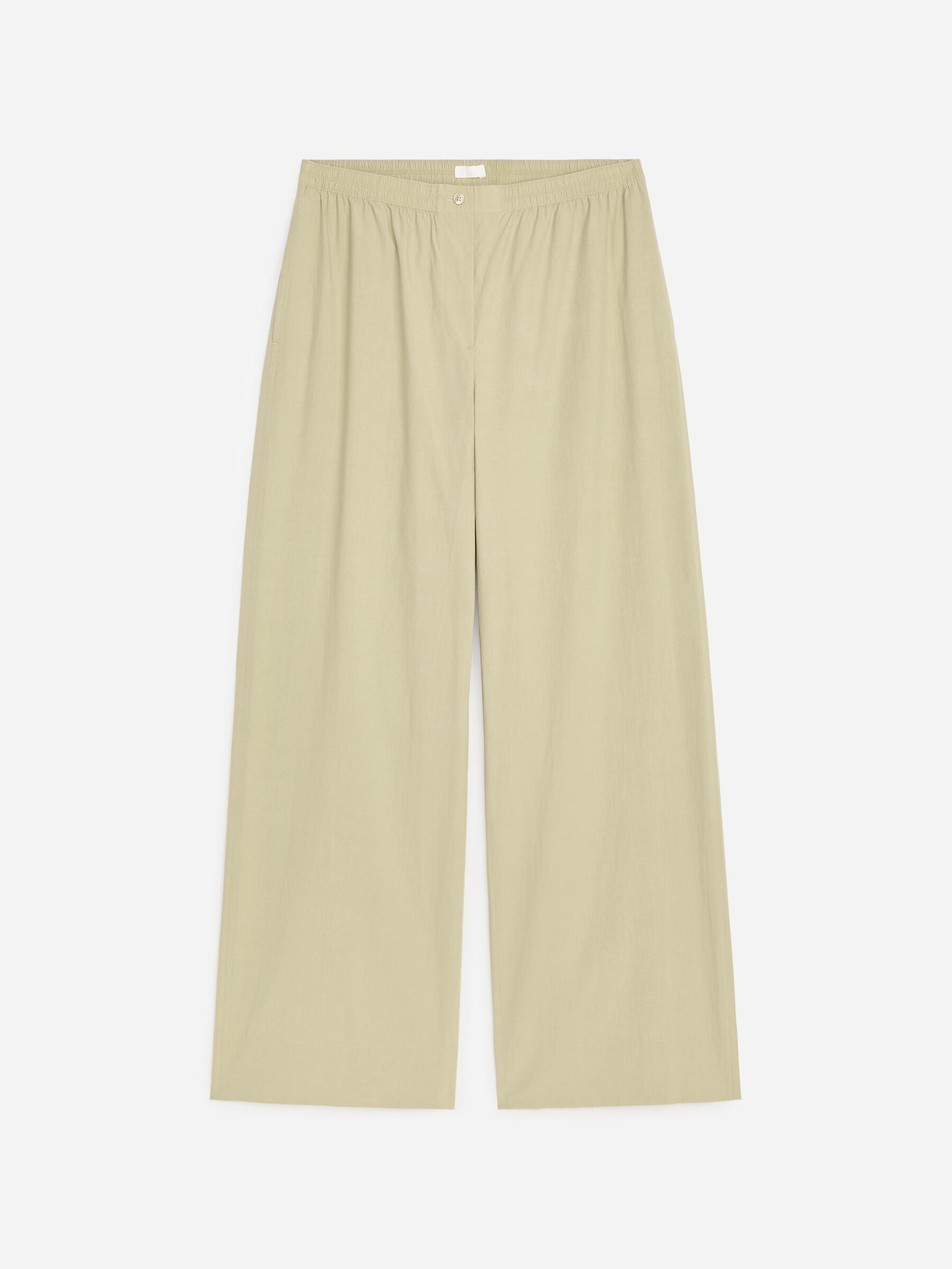 Pantalon de pyjama en coton - Beige - Relaxed fit - Femme - StillMedia/DescriptiveStillLife - 1