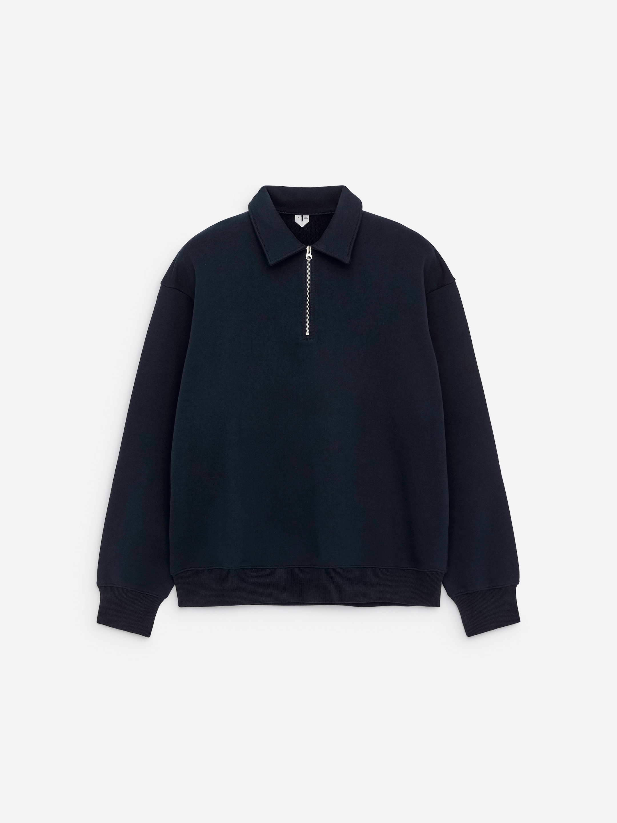 Zobacz większy obraz: Bawełniana bluza z krótkim zamkiem błyskawicznym - Ciemnoniebieski - ON | H&M PL 5