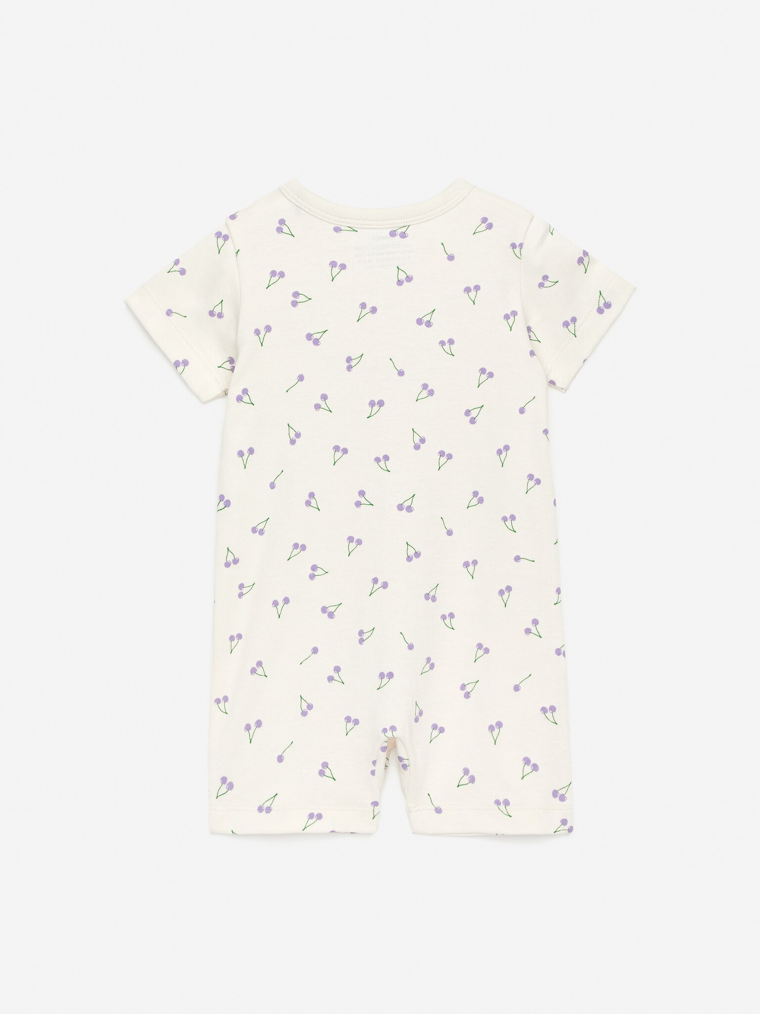 Pyjama tout-en-un - Blanc cassé/Cerises lilas - 3