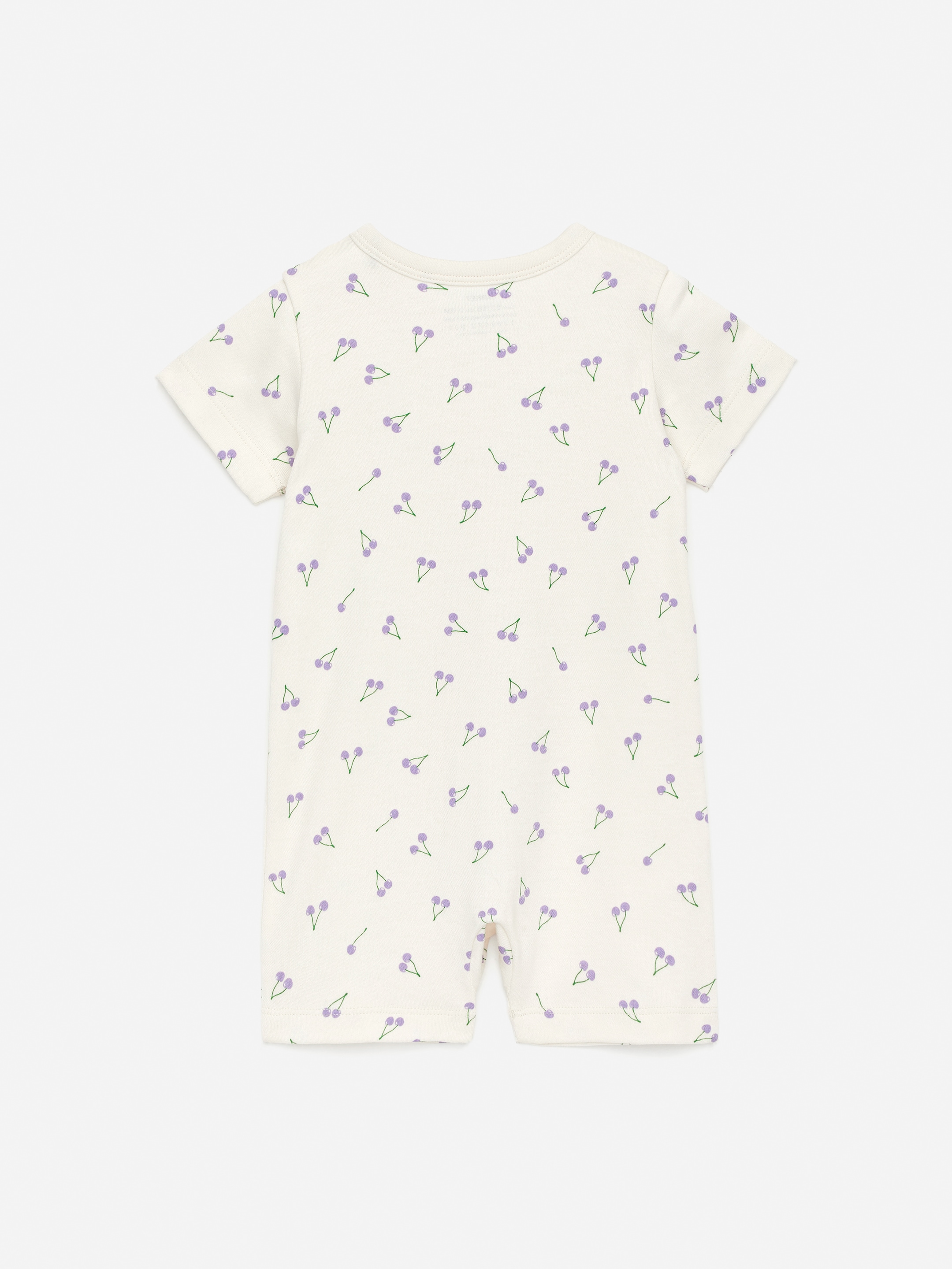Pyjama tout-en-un - Blanc cassé/Cerises lilas - Regular fit - Enfant - StillMedia/DescriptiveStillLife - 2