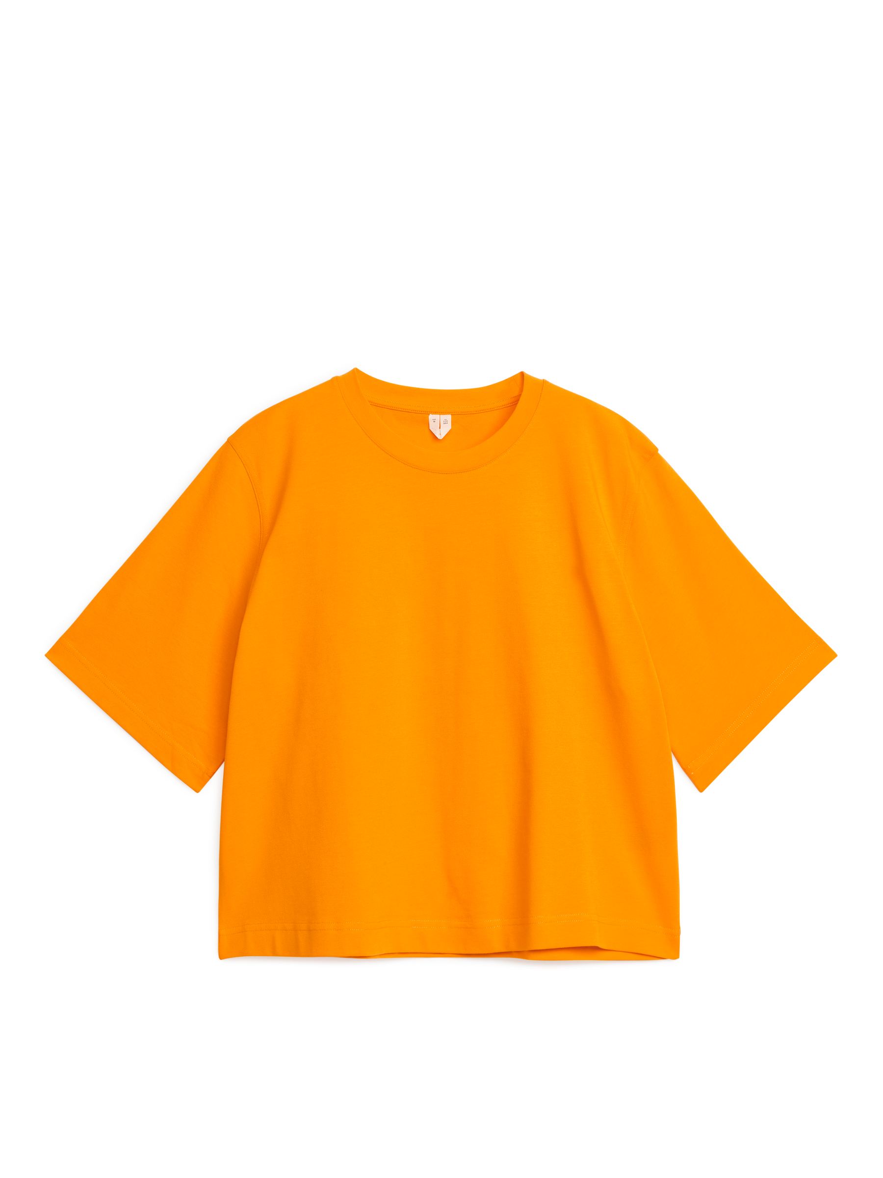 ALBA schweres T-Shirt - Dunkelgelb - Loose Fit - Damen - StillMedia/DescriptiveStillLife - 1