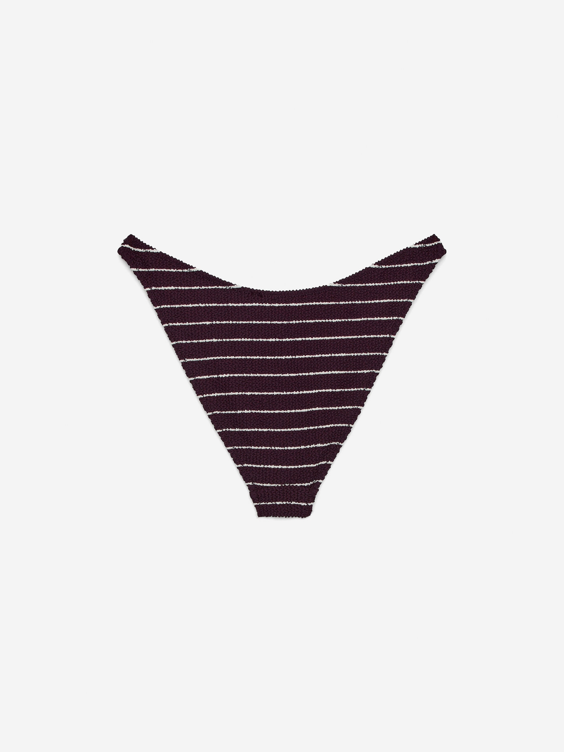 Textured Bikini Bottoms - Burgundy/White - Women - StillMedia/DescriptiveStillLife - 2