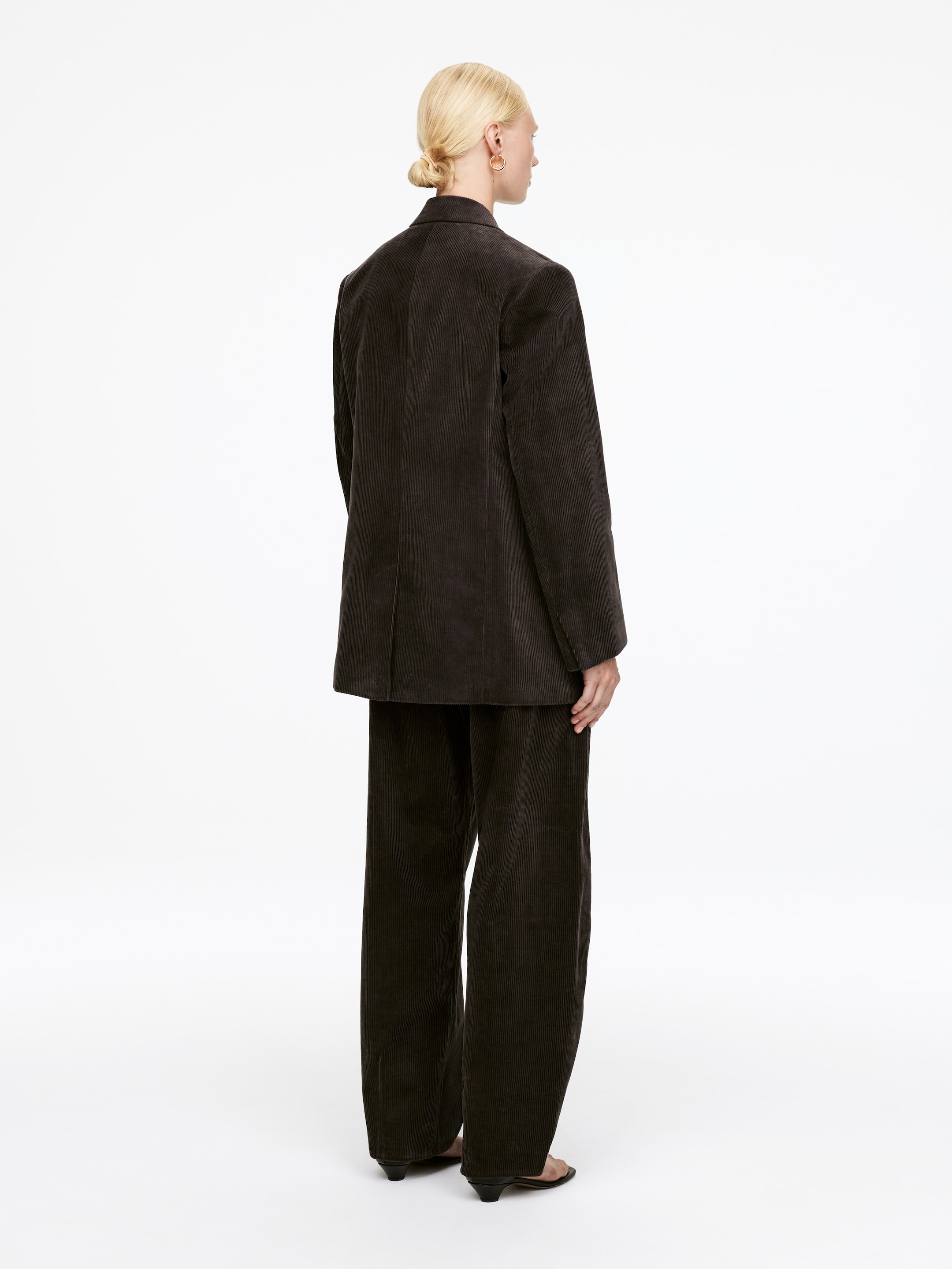 Agrandir l'image: Blazer en velours - Marron foncé - FEMME | H&M FR 3