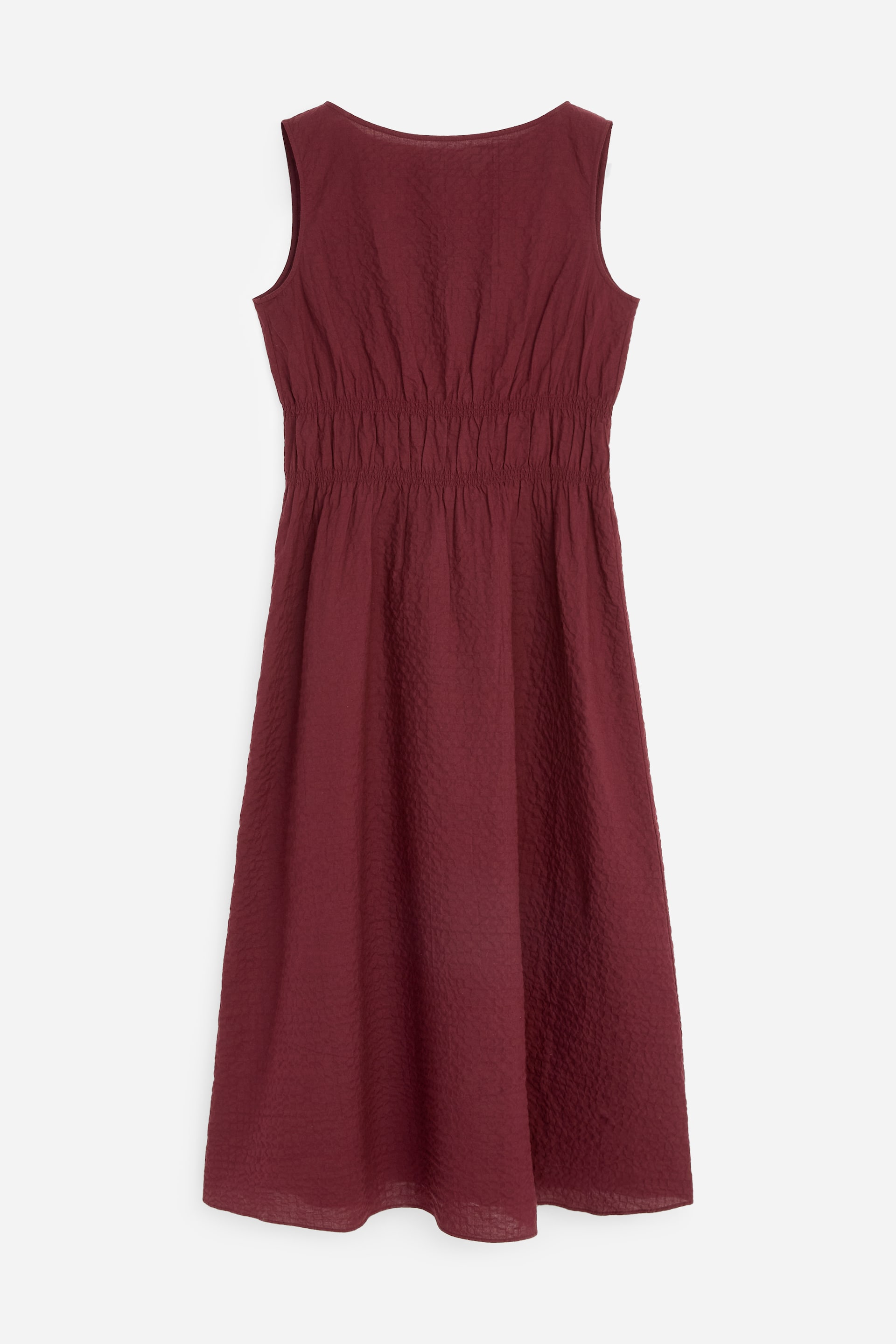 Ver imagen más grande: Vestido seersucker - Burdeos - MUJER | H&M ES 1