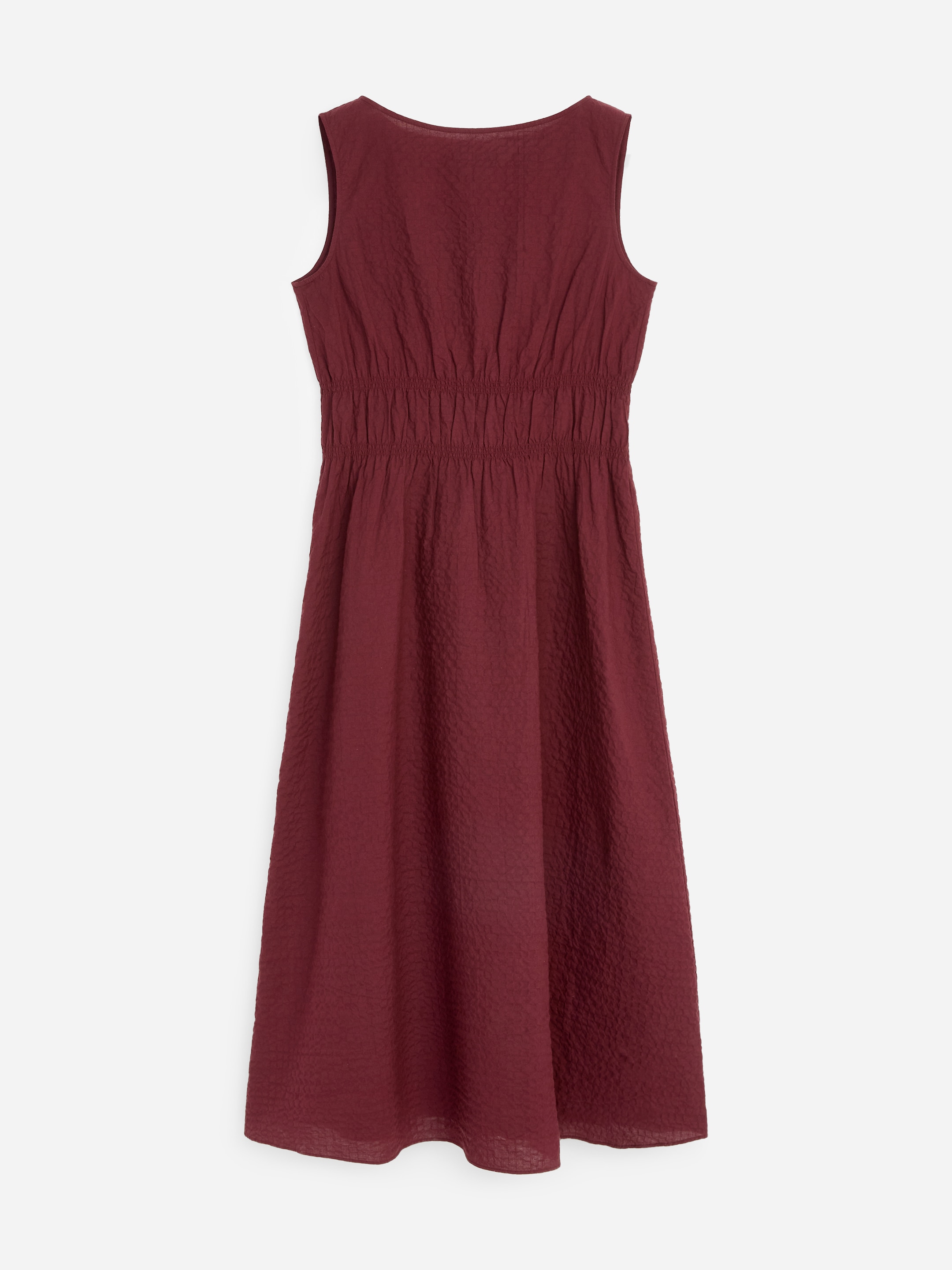 Vestido seersucker - Burdeos - Corte ajustado - Women - StillMedia/DescriptiveStillLife - 1