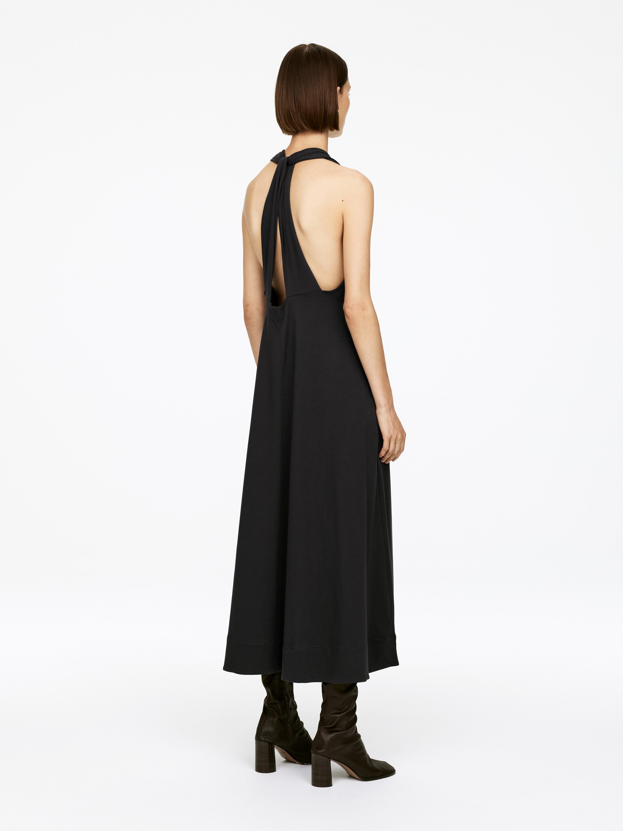 Größeres Bild ansehen: Neckholder-Kleid - Dunkelbraun - Ladies | H&M DE 3