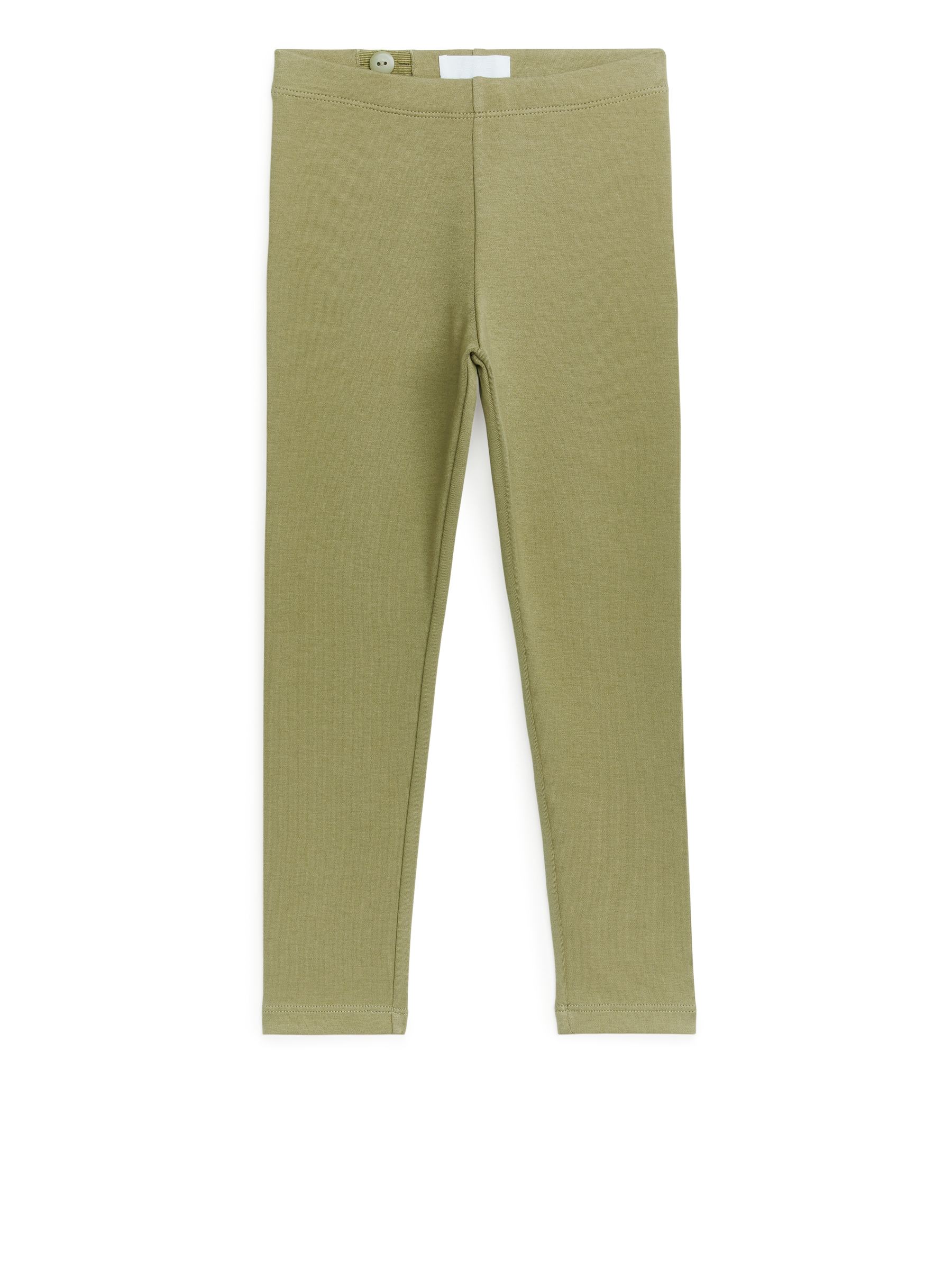 Dżersejowe legginsy - Khaki Green - Wąski fason - Children - StillMedia/DescriptiveStillLife - 2