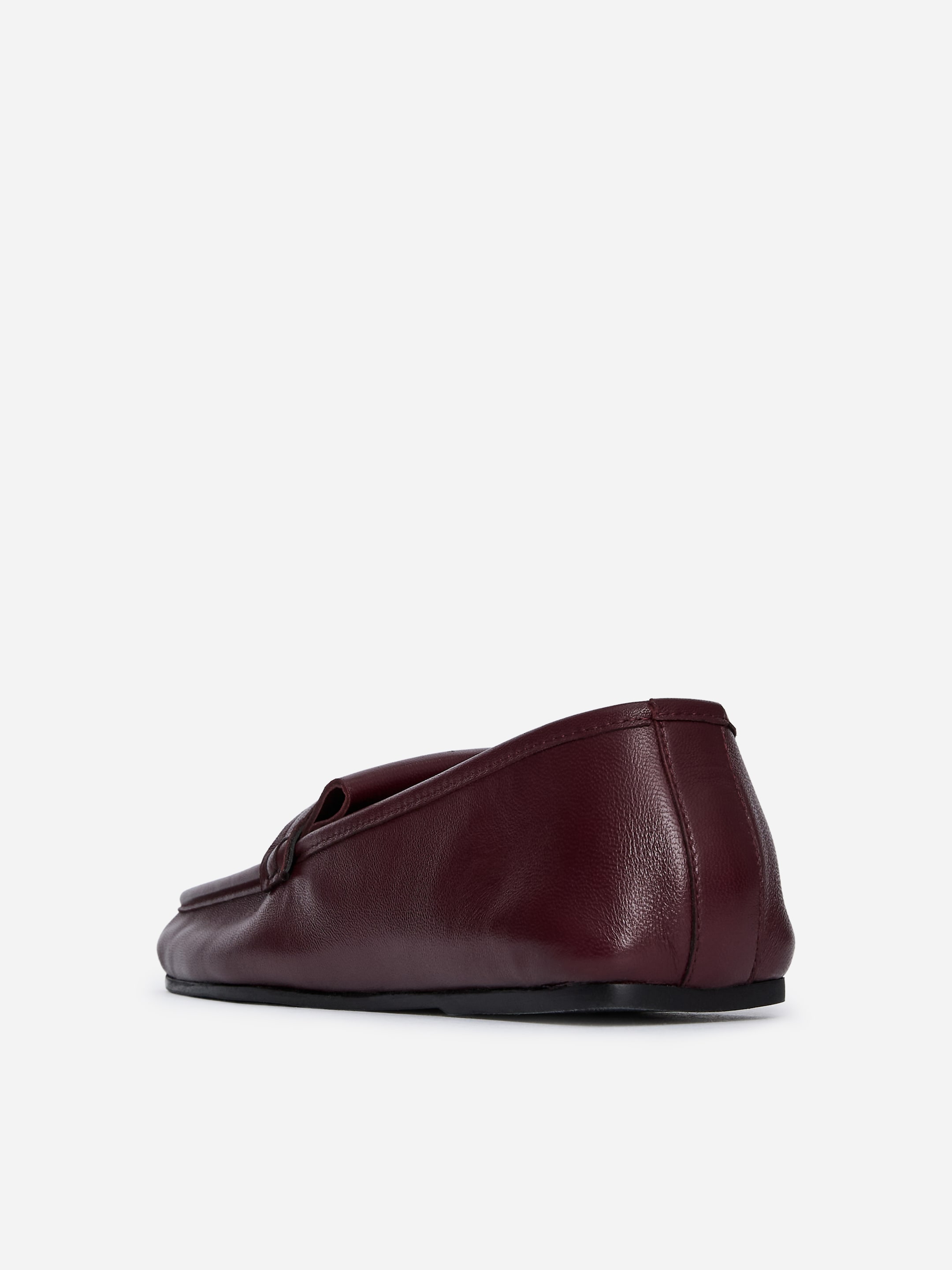 Skórzane loafersy z frędzlami - Ciemnoczerwony - Women - StillMedia/DescriptiveStillLife - 5