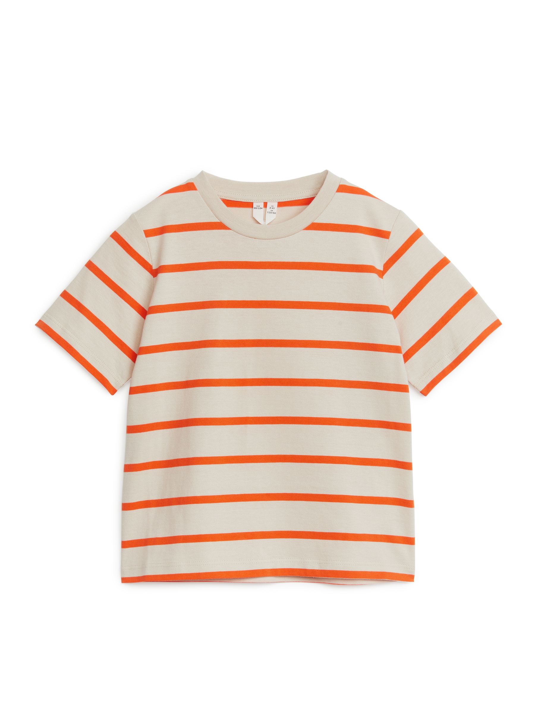 Stripe T-Shirt - Orange/Stripe - Luźny fason - Children - StillMedia/DescriptiveStillLife - 1
