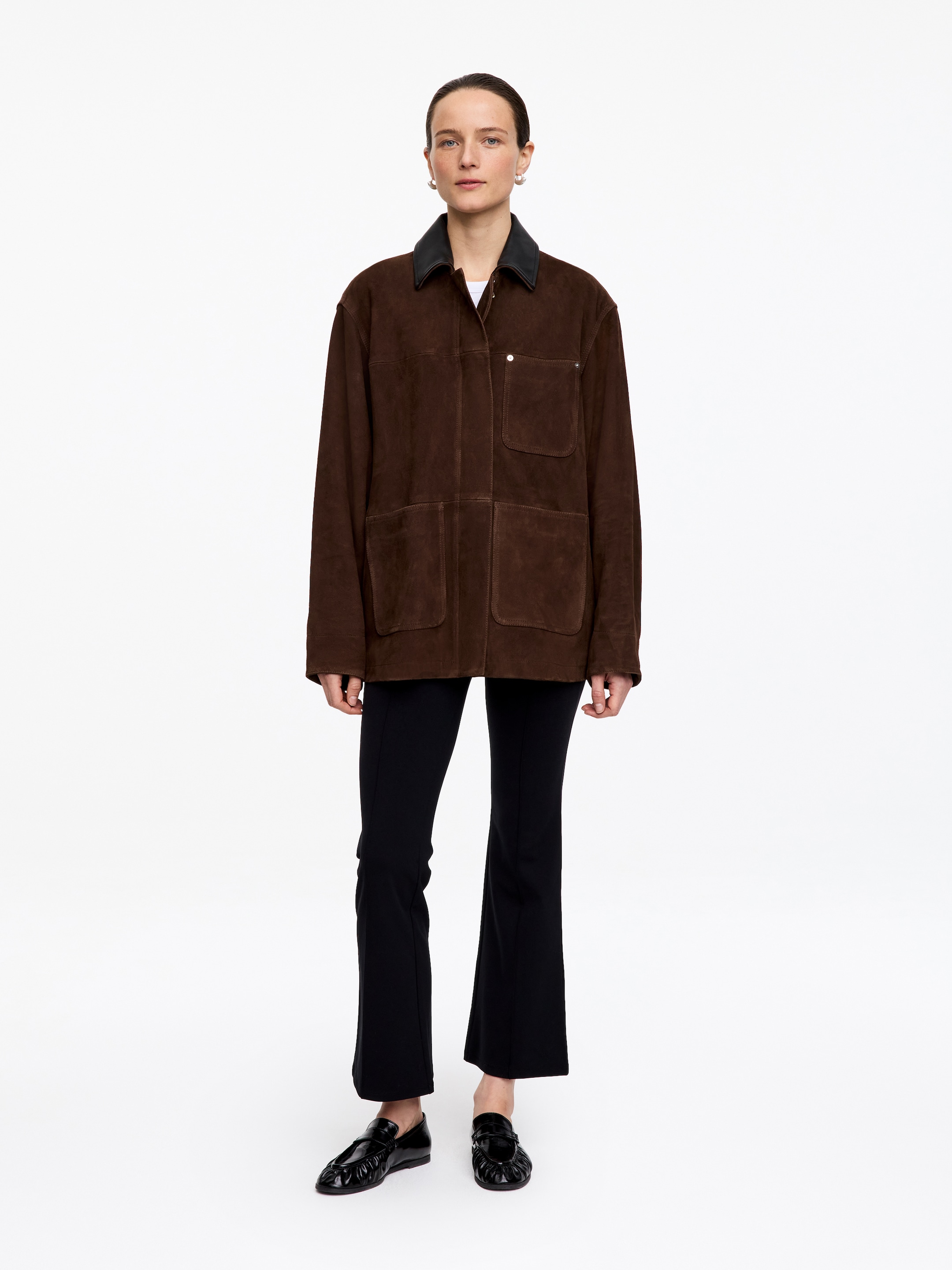 Suede Jacket-#443B33-16821