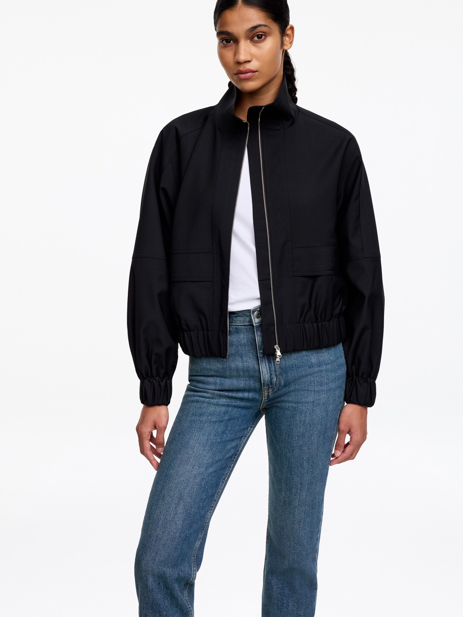 JADE CROPPED Slim Jeans - Blue/Washed Black/White/Dark Blue/Blue/Dark Blue - 4