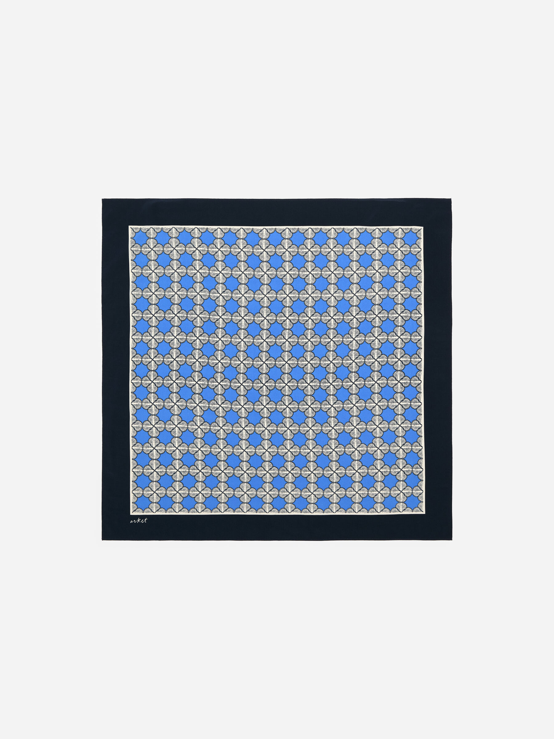 Sidenscarf-#3B62A5-19206