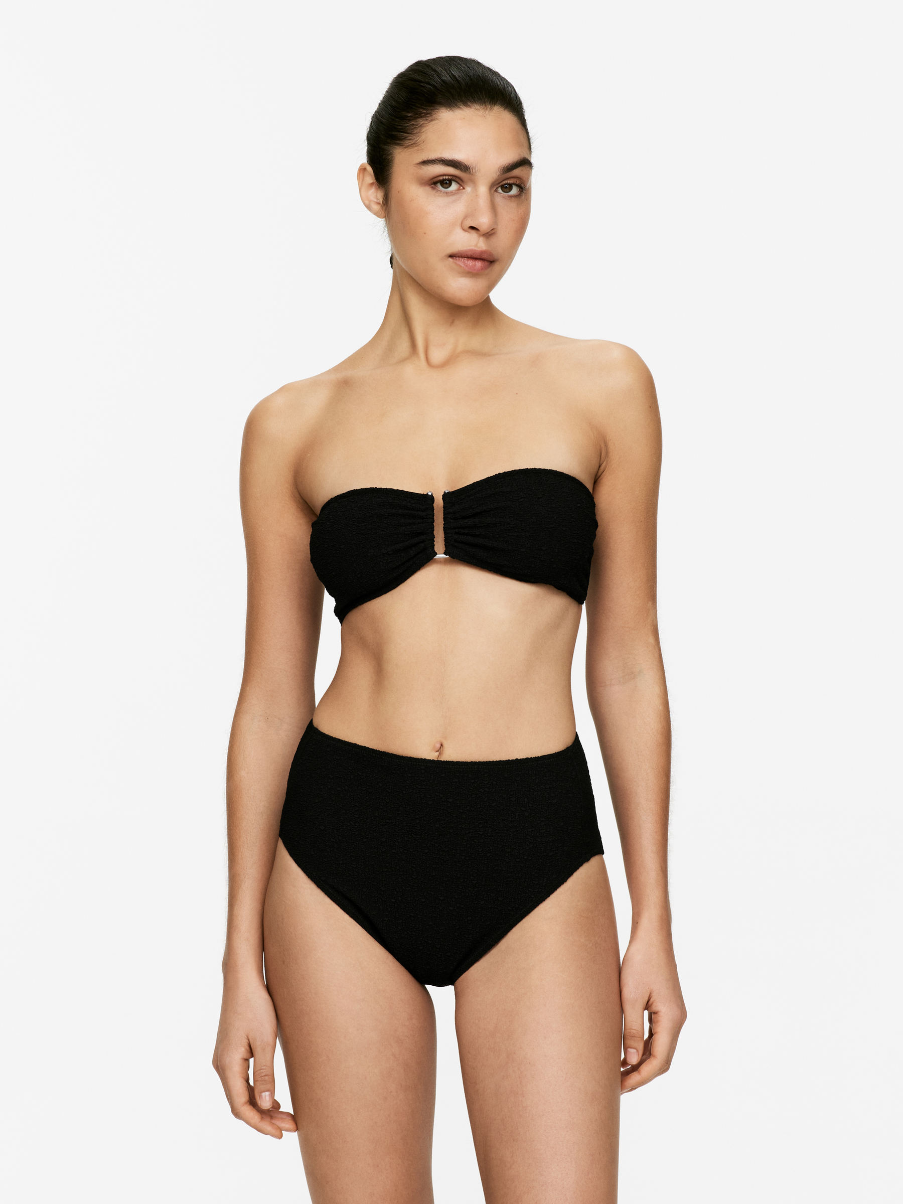 Crinkle Bikini Bottom - Black - Women - StillMedia/Lookbook - 9
