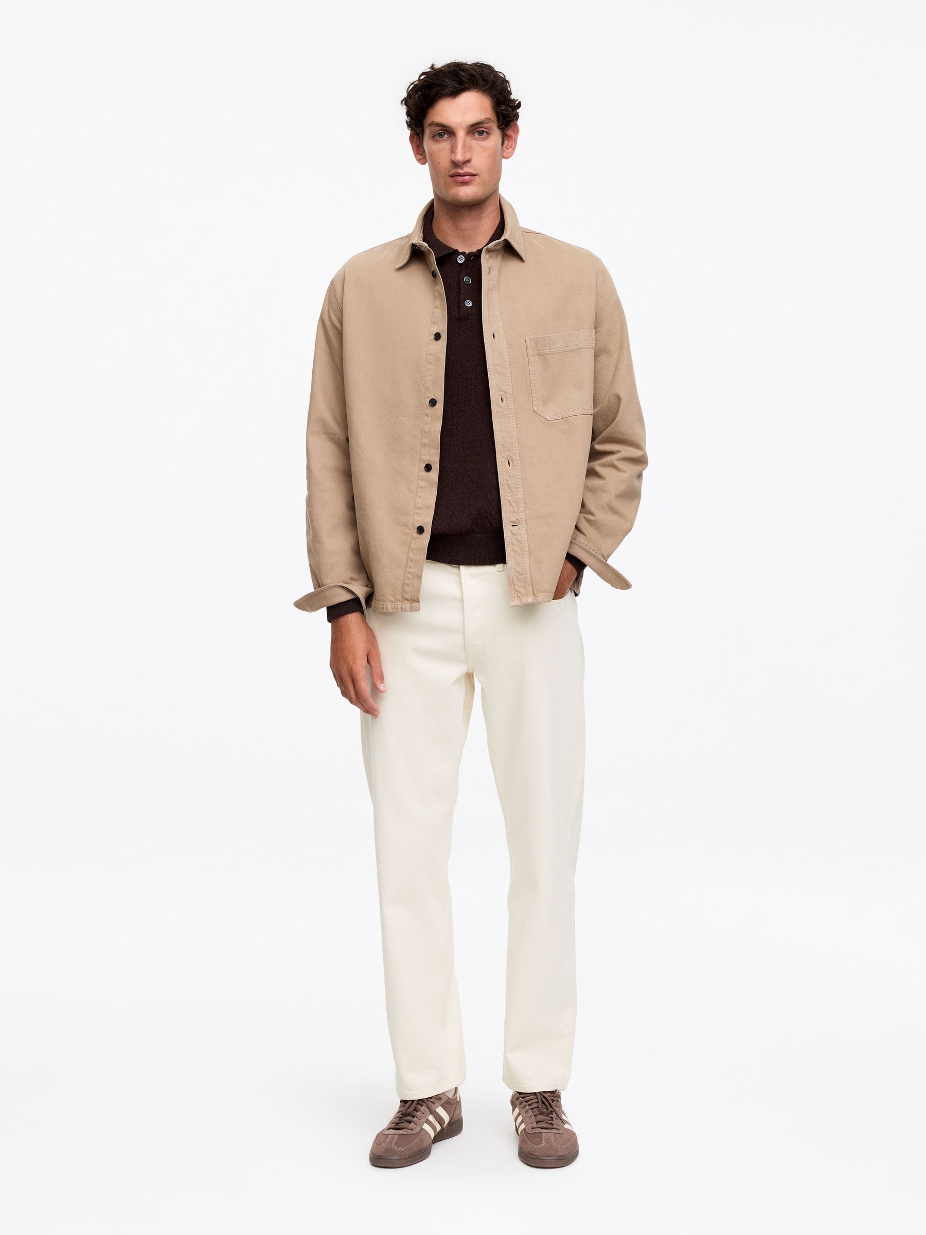 Jean droit ample OCEAN-#D4D0C8-8915