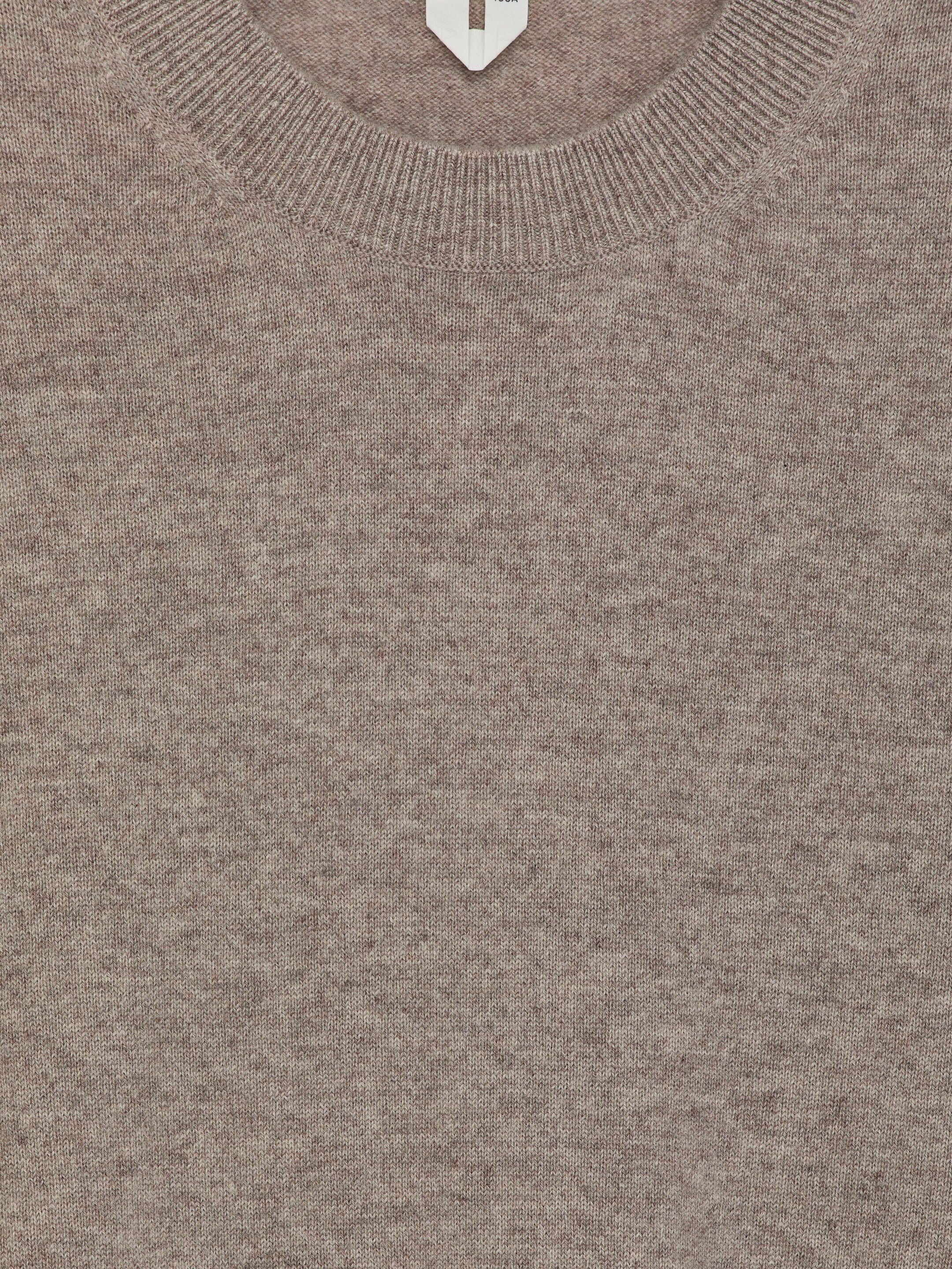 Grotere afbeelding bekijken: Trui met ronde hals van pure kasjmier - Beige Melange - HEREN | H&M BE 6