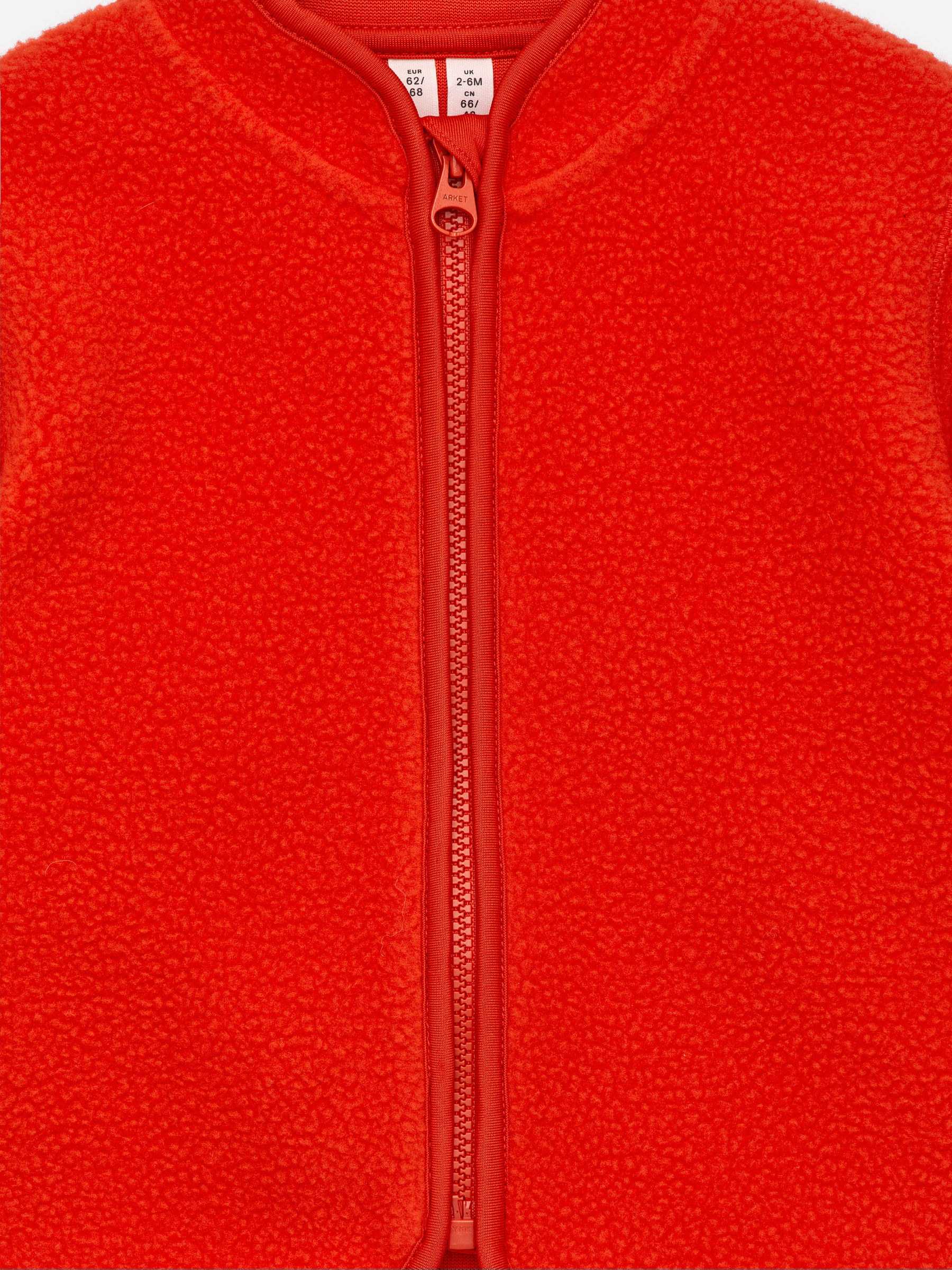 Fleece Jacket - Bright Red - Regular fit - Children - StillMedia/DescriptiveDetail - 6