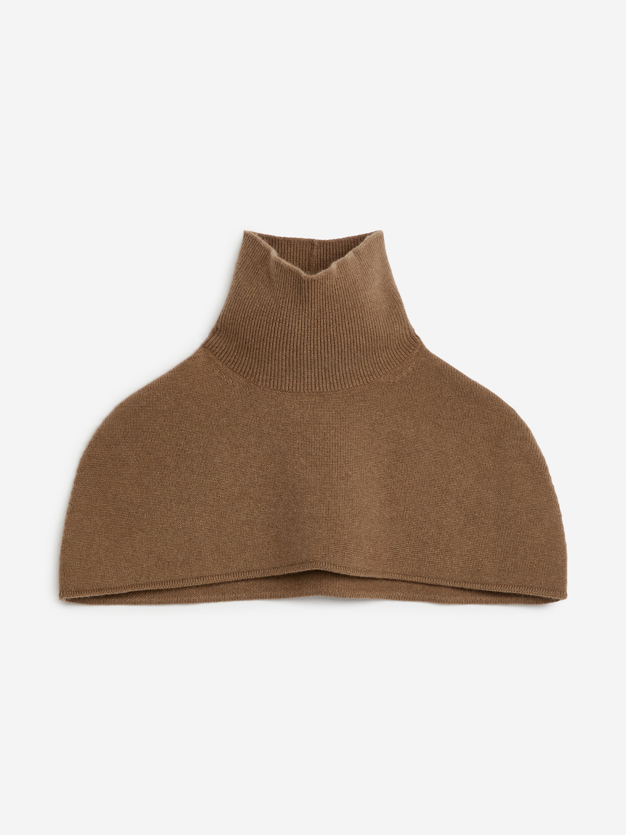 Größeres Bild ansehen: Poncho aus Kaschmir und Wolle - Dunkelbeige - Ladies | H&M DE 1