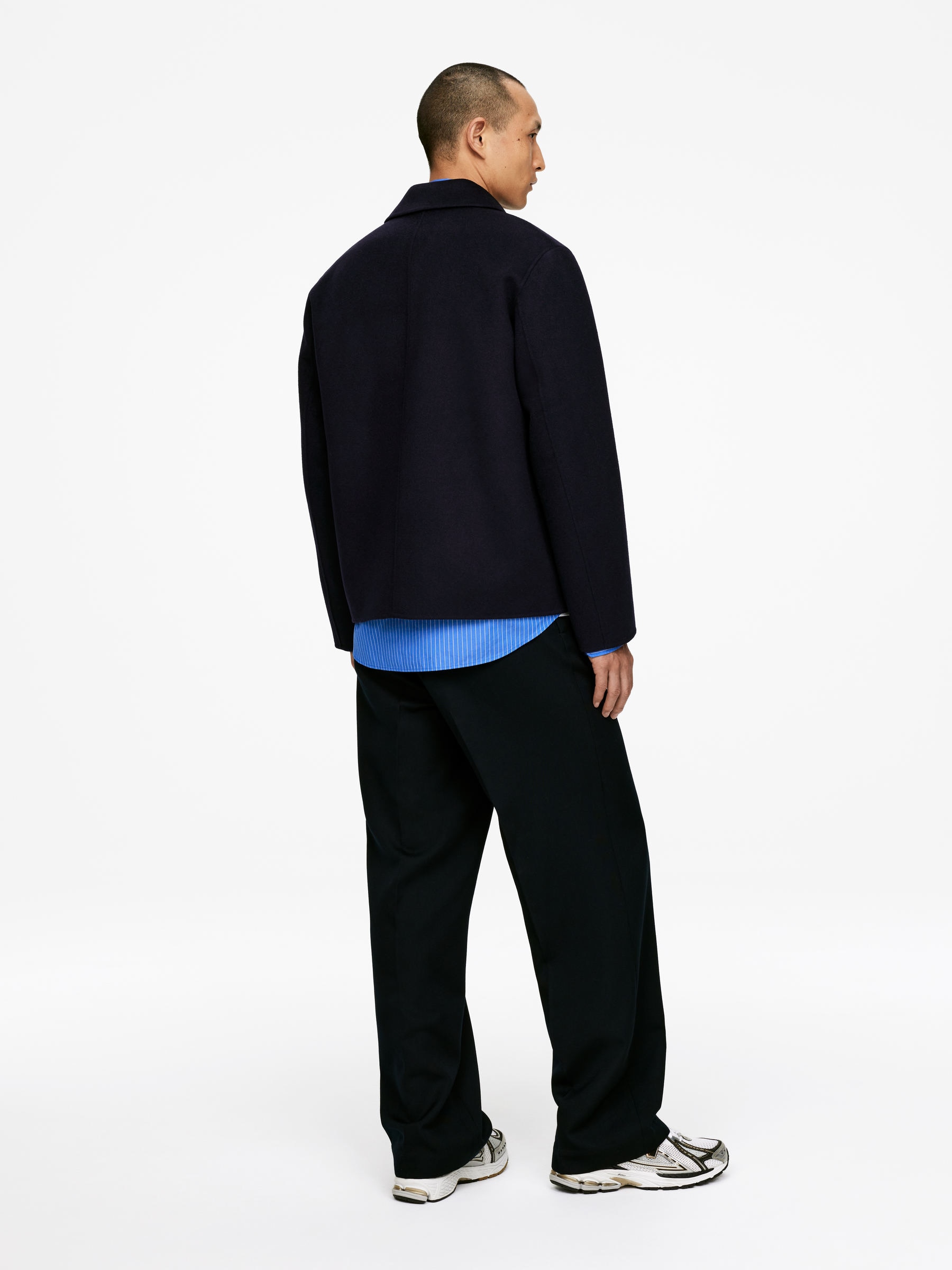 Double-Face Wool-Blend Jacket - Dark Blue - Relaxed fit - Men - StillMedia/Lookbook - 6