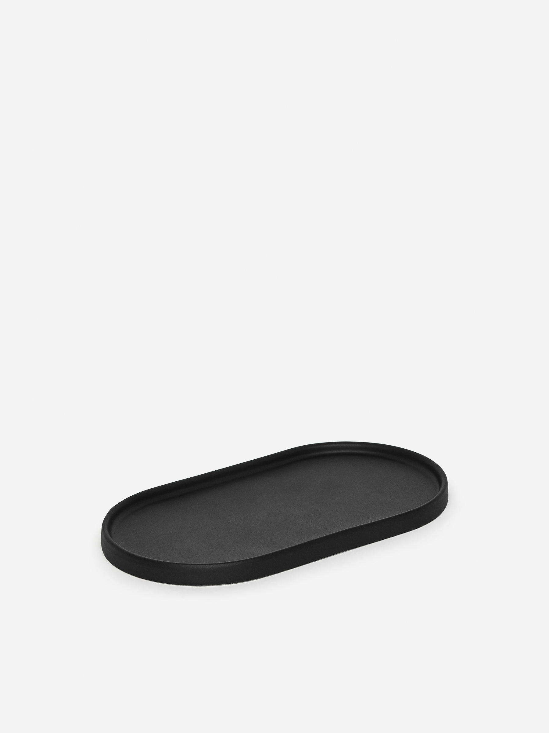 Steinguttablett, 25 x 14 cm - Schwarz - Haushaltswaren - StillMedia/DescriptiveStillLife - 2