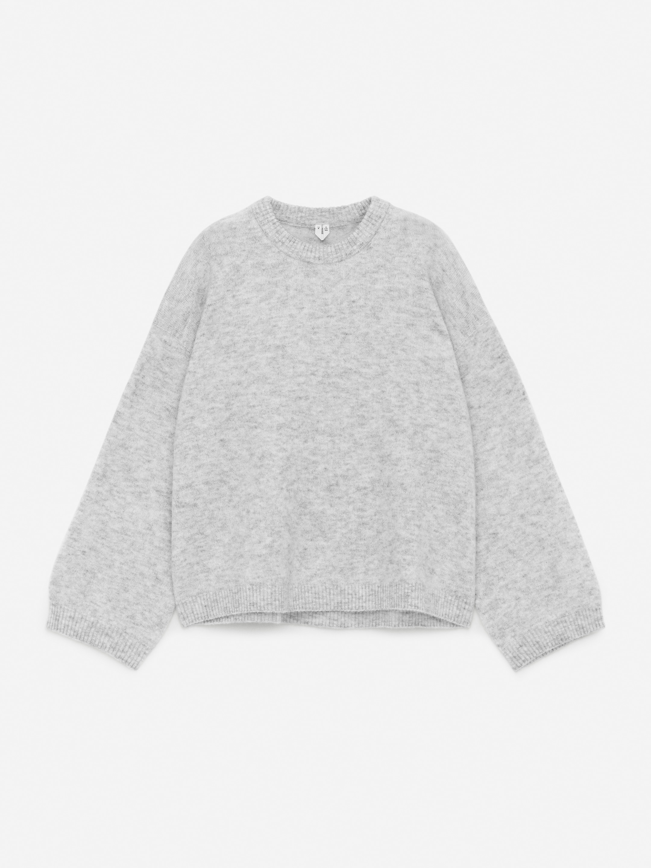 Grotere afbeelding bekijken: Alpaca-Wool Blend Jumper - Light Grey - DAMES | H&M BE 1