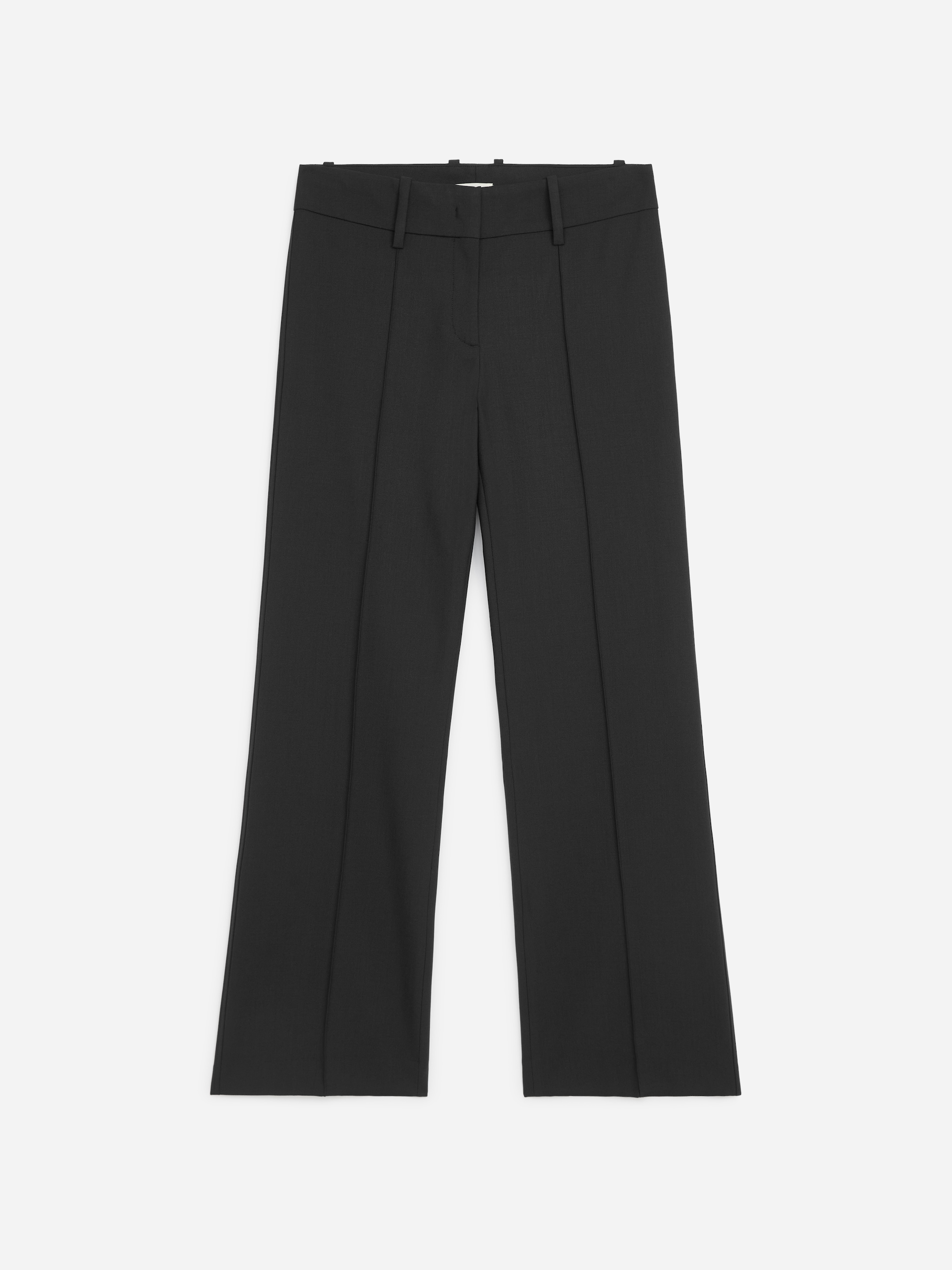 Rozszerzane eleganckie spodnie - Czarny - Wąski fason - women - StillMedia/DescriptiveStillLife - 1