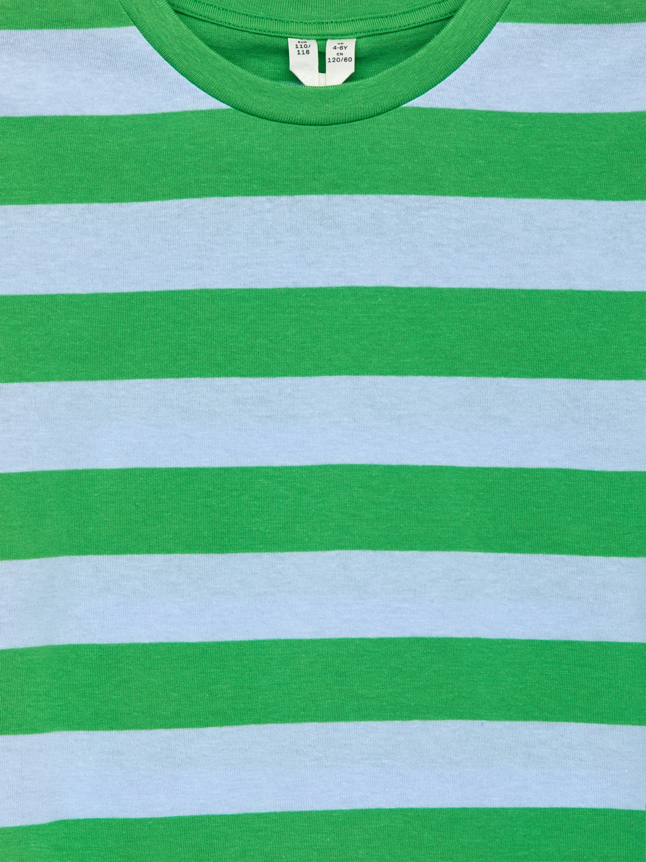 Vezi imaginea mai mare: Tricou în dungi - Verde/Albastru Deschis - COPII | H&M RO 3