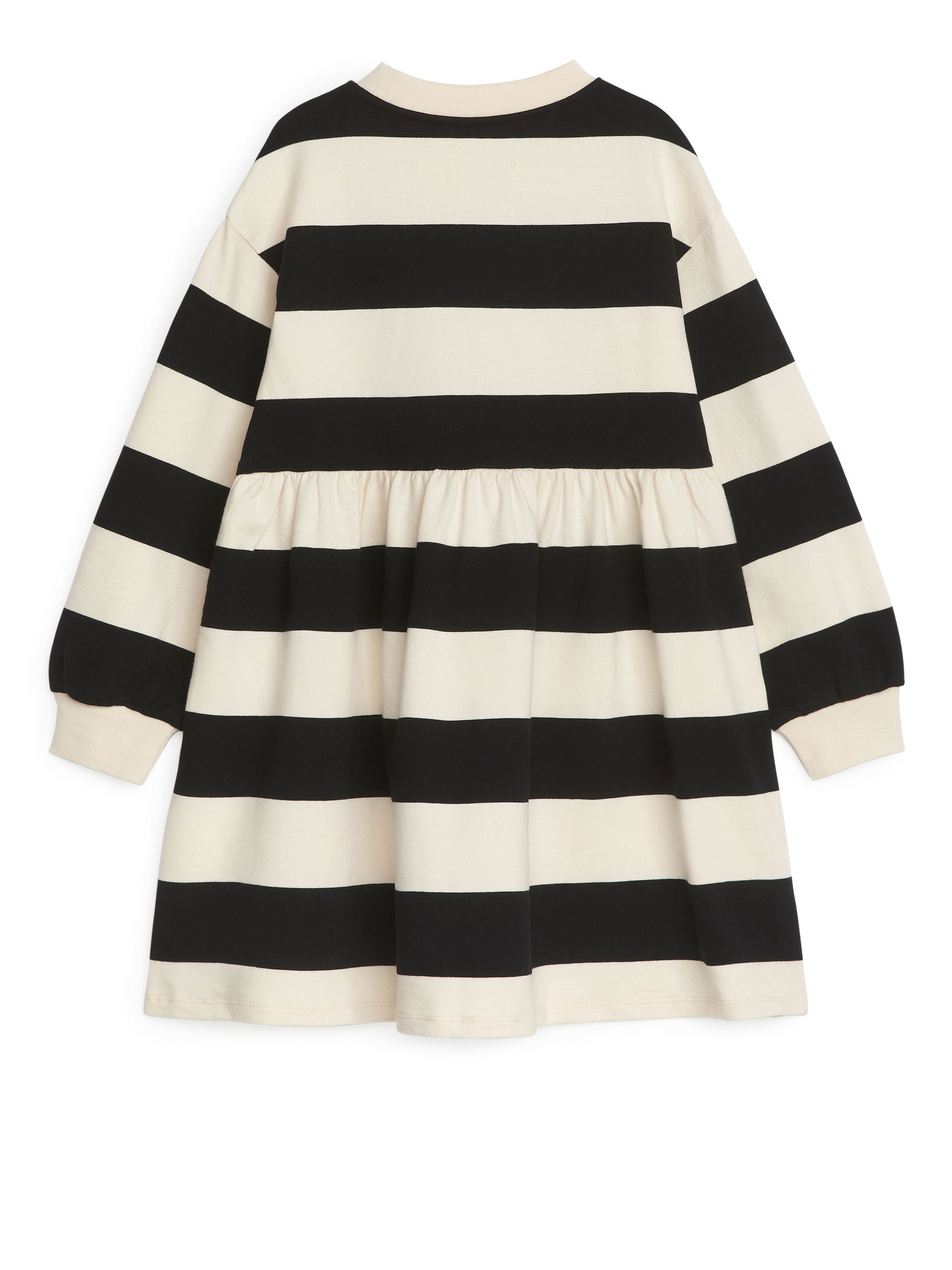 Abito stile felpa oversize – Bianco sporco/Nero – ARKET IT