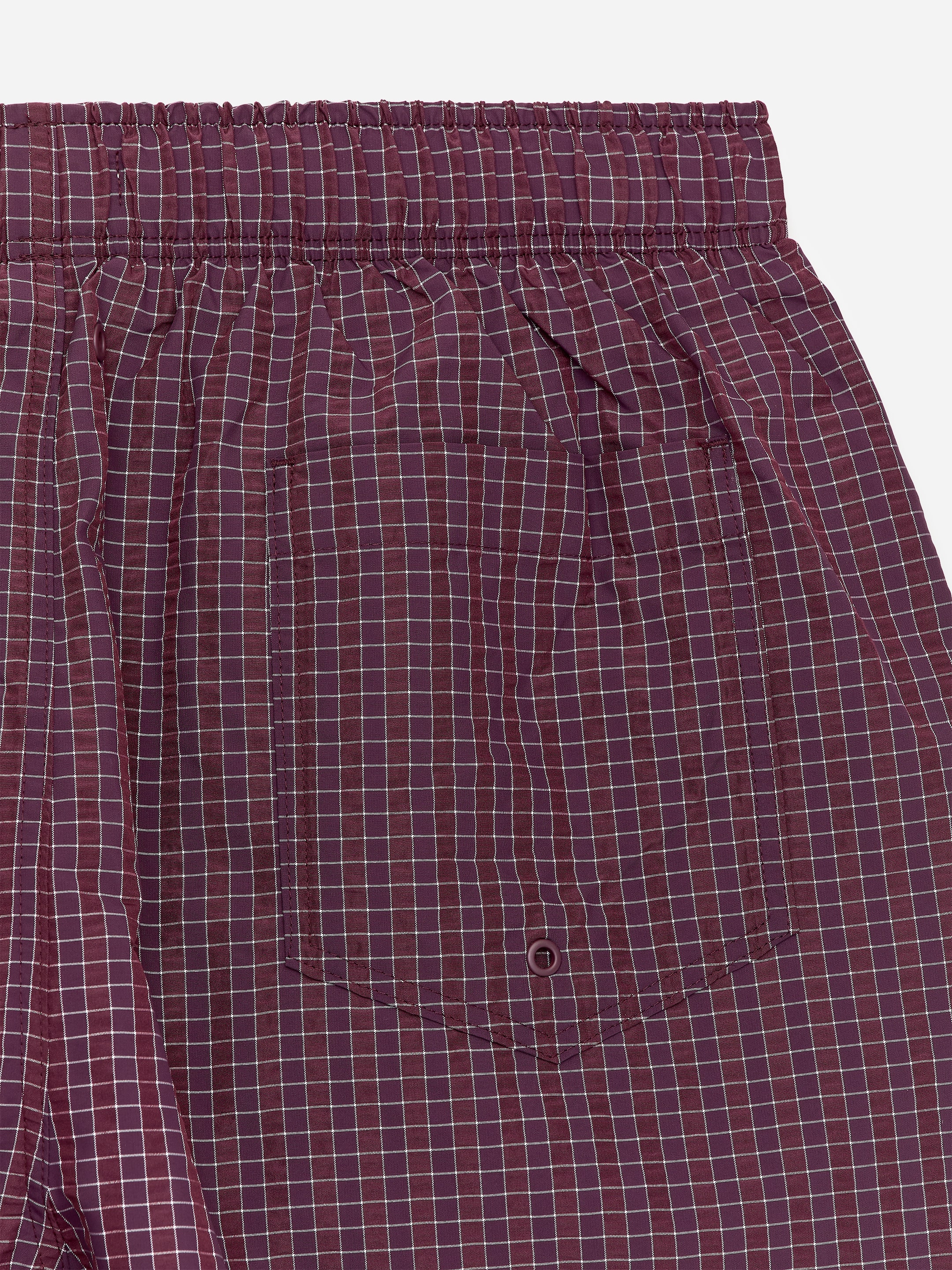 Short de bain imprimé - Violet/Carreaux - Homme - StillMedia/DescriptiveDetail - 1