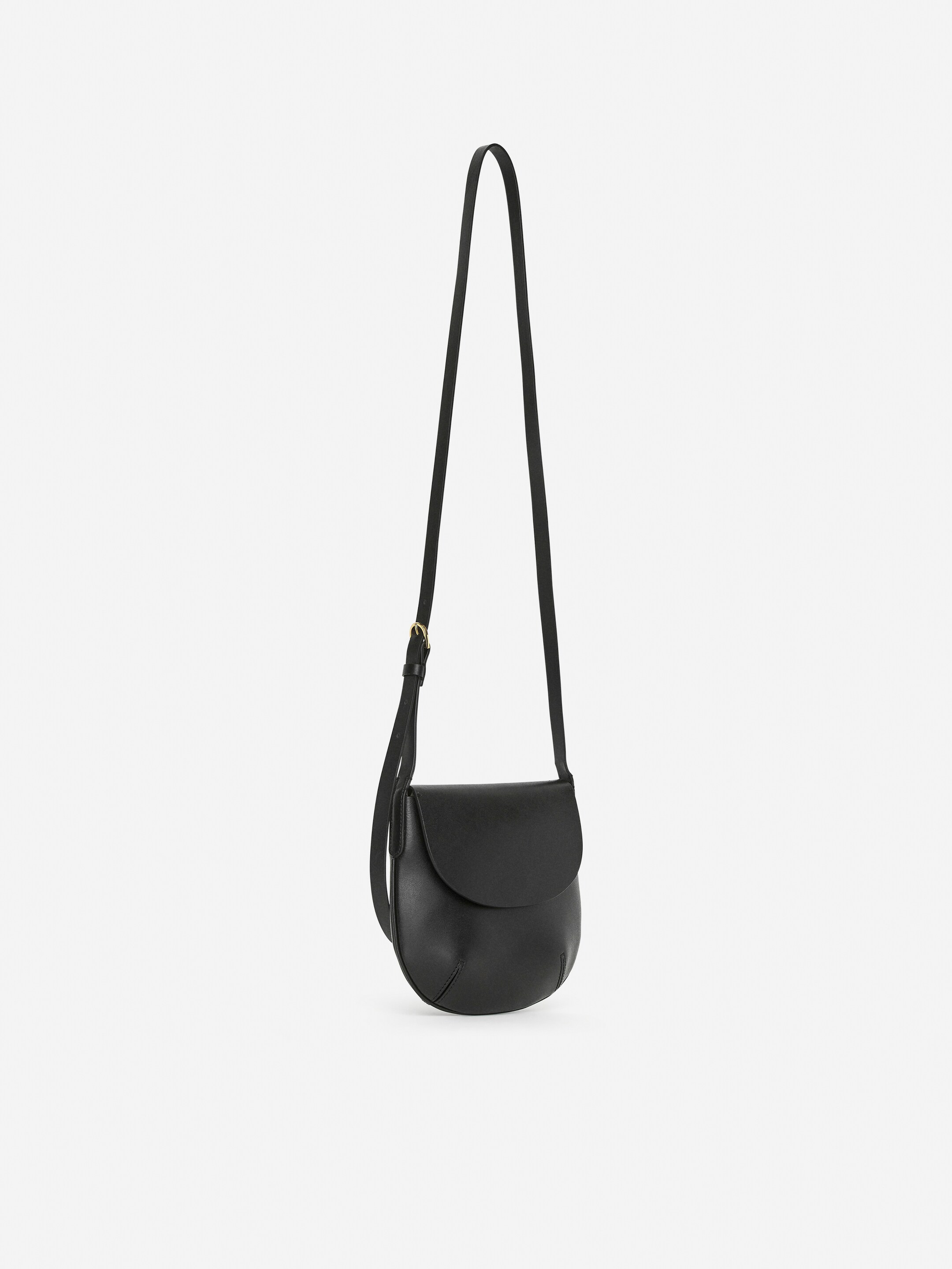 Grösseres Bild ansehen: Umhängetasche aus Leder - Schwarz - DAMEN | H&M CH 2
