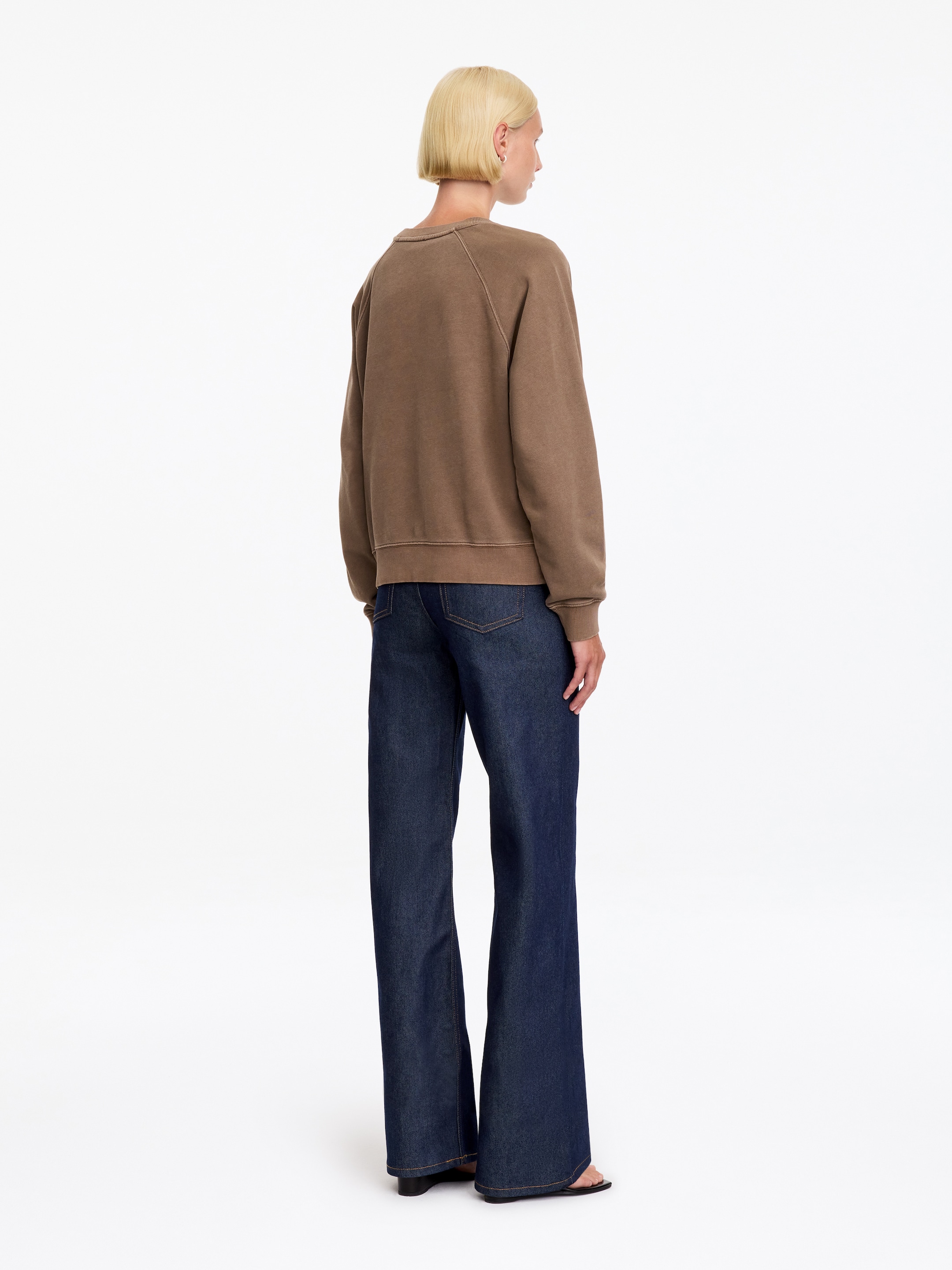 Terry Sweatshirt - Brown - Regular fit - women - StillMedia/Lookbook - 14
