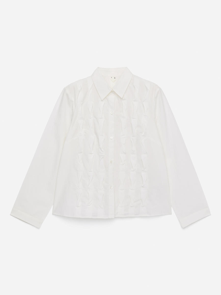 ARKET Women's  Frill Blouse White,  size 34