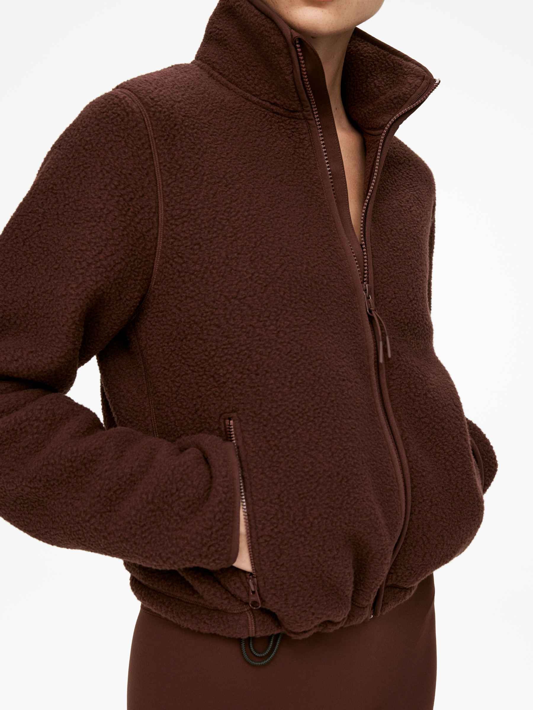 Fleecejacka - Vinröd - Slim fit - Women - StillMedia/Lookbook - 6