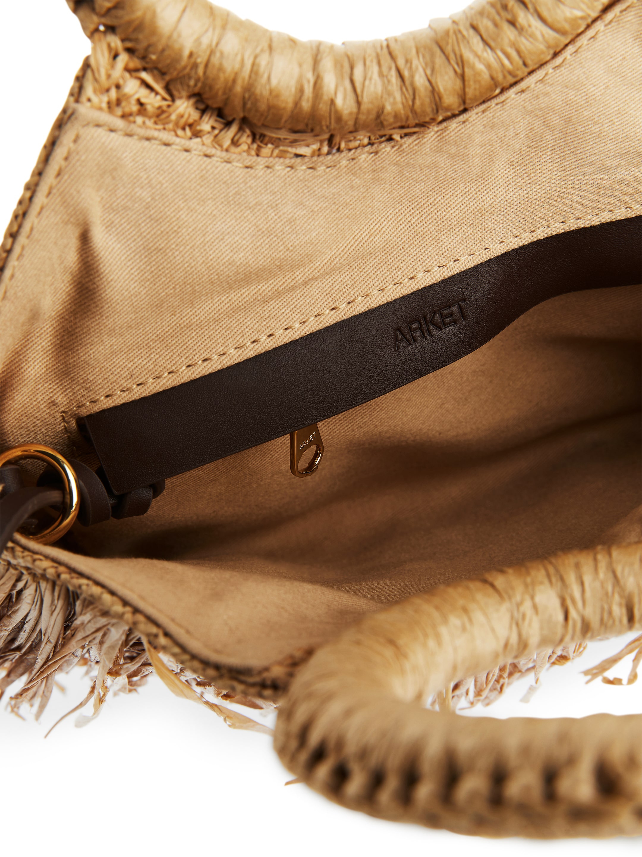 Strohtasche mit Fransen - Beige - Damen - StillMedia/DescriptiveDetail - 3