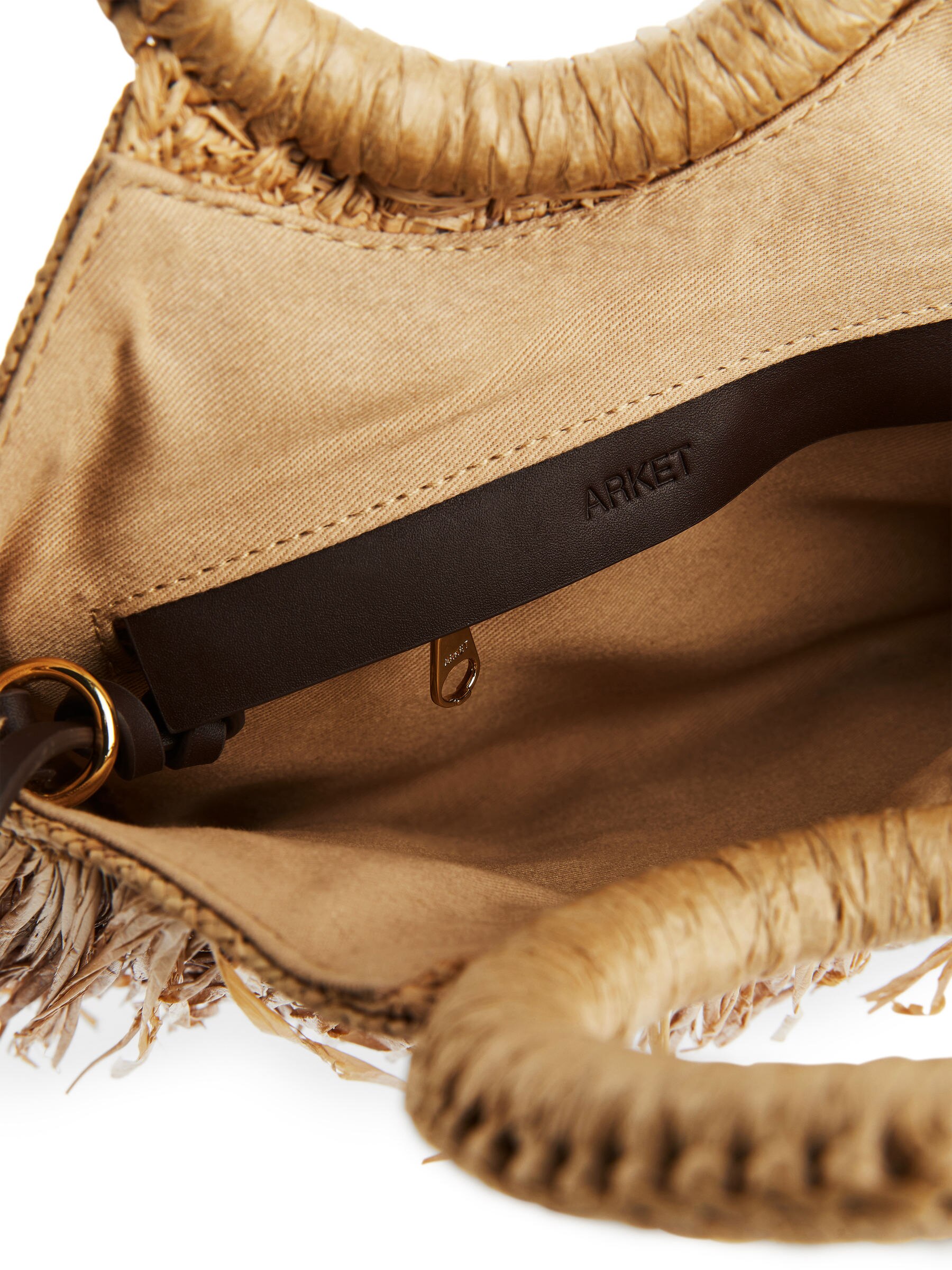 Strohtasche mit Fransen - Beige - Damen - StillMedia/DescriptiveDetail - 3