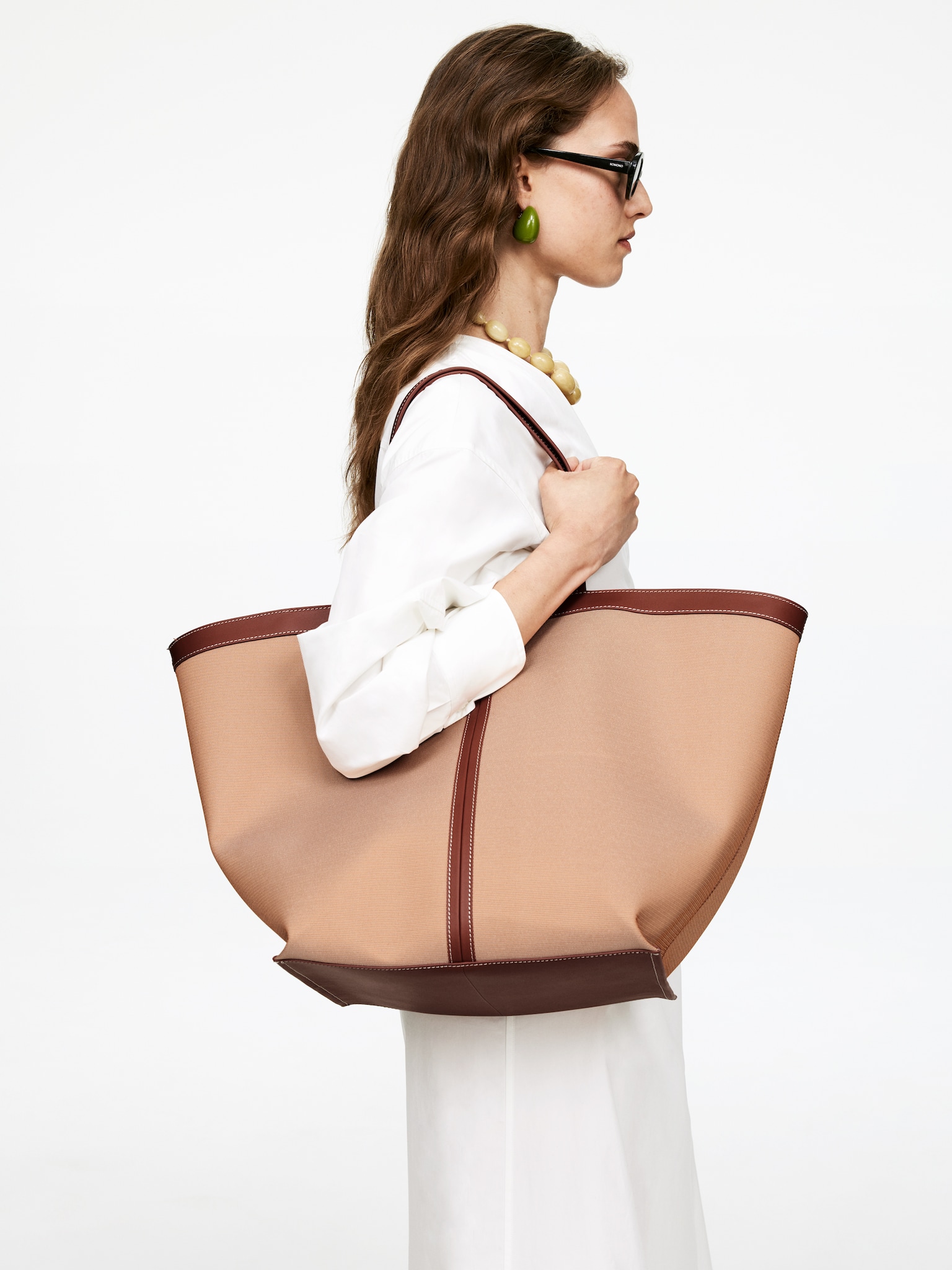 Sac fourre-tout en toile - Beige