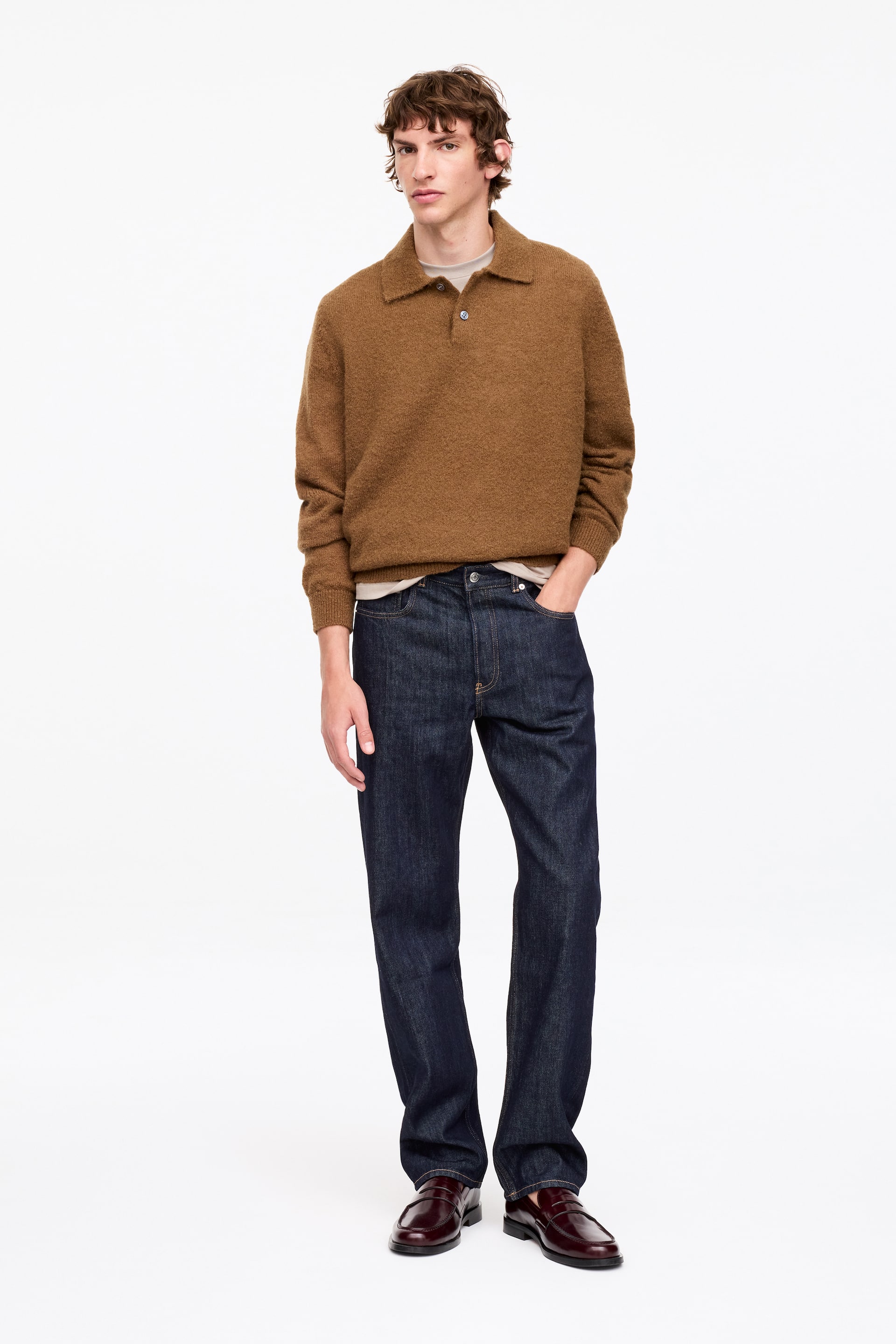 Größeres Bild ansehen: OCEAN Loose Straight Jeans - Dunkelblau - Men | H&M DE 1