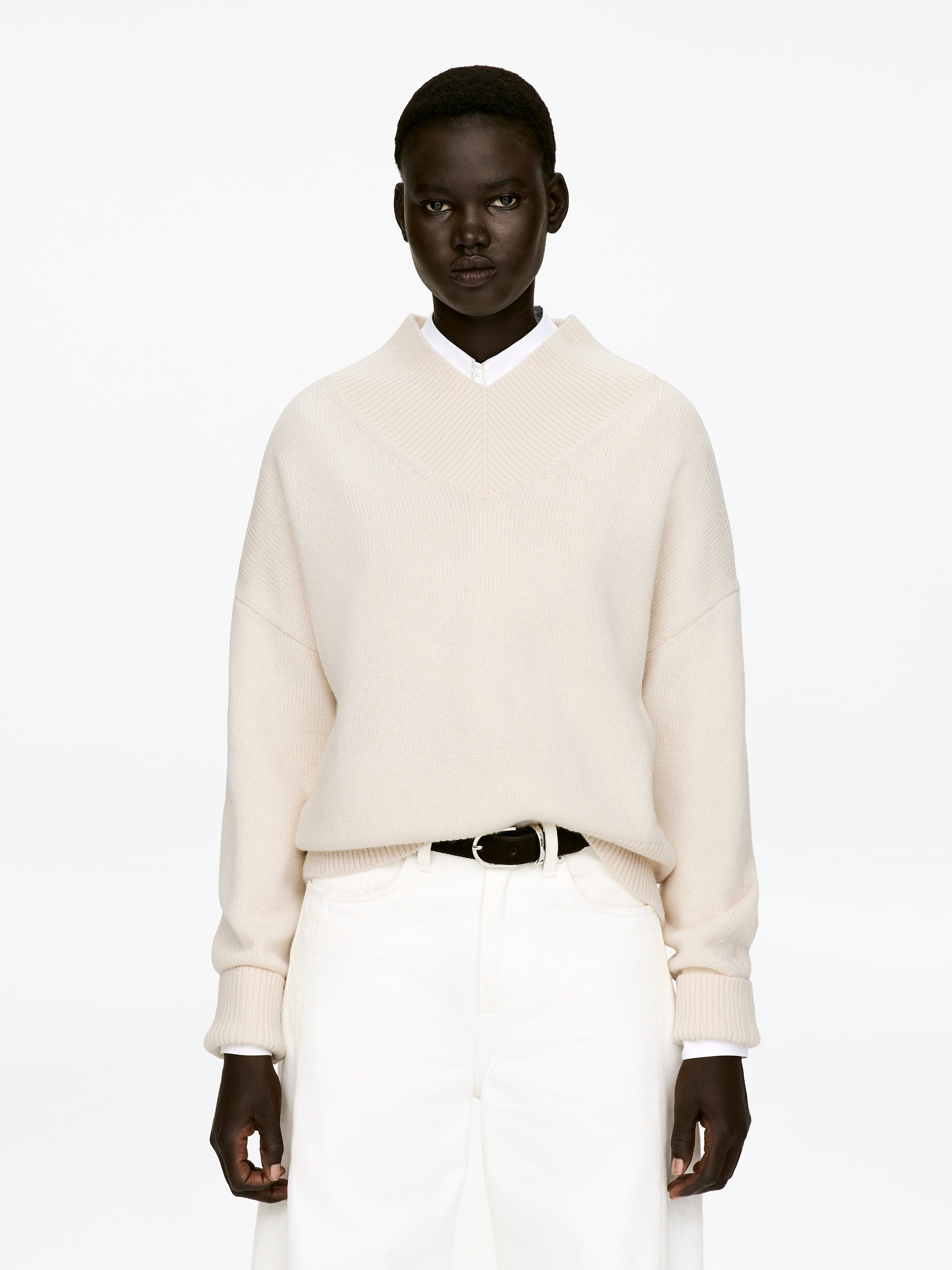 Nativa Wool Jumper-#EEEDE1-16705