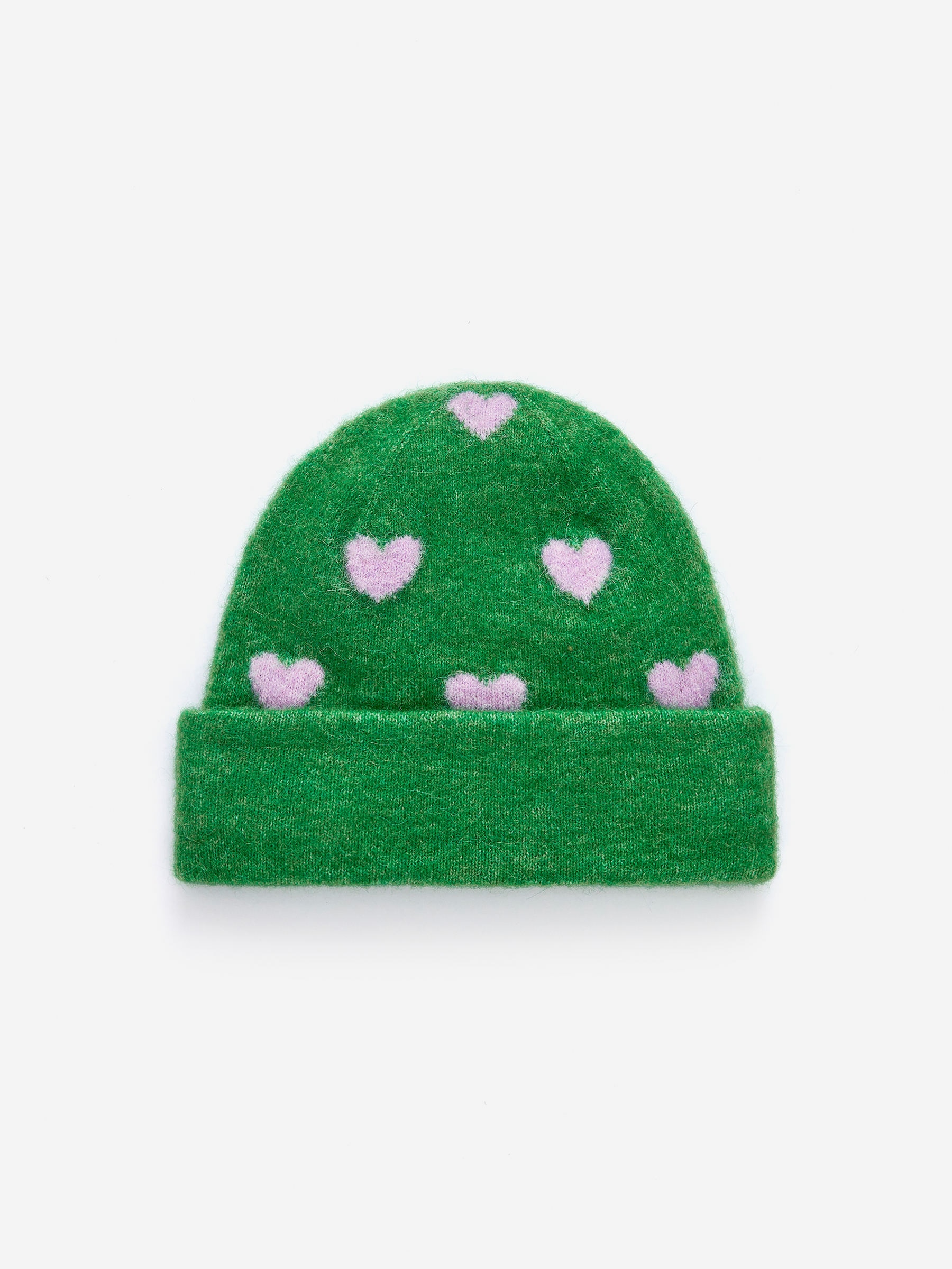 Wool-Alpaca Blend Beanie-#45724E-16313