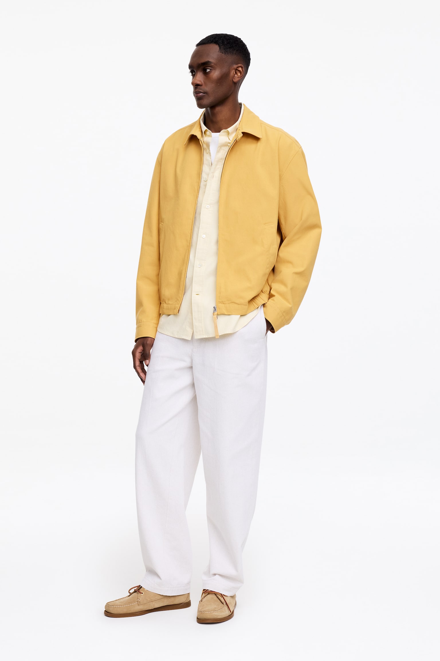 Blouson in cotone - Giallo - 6