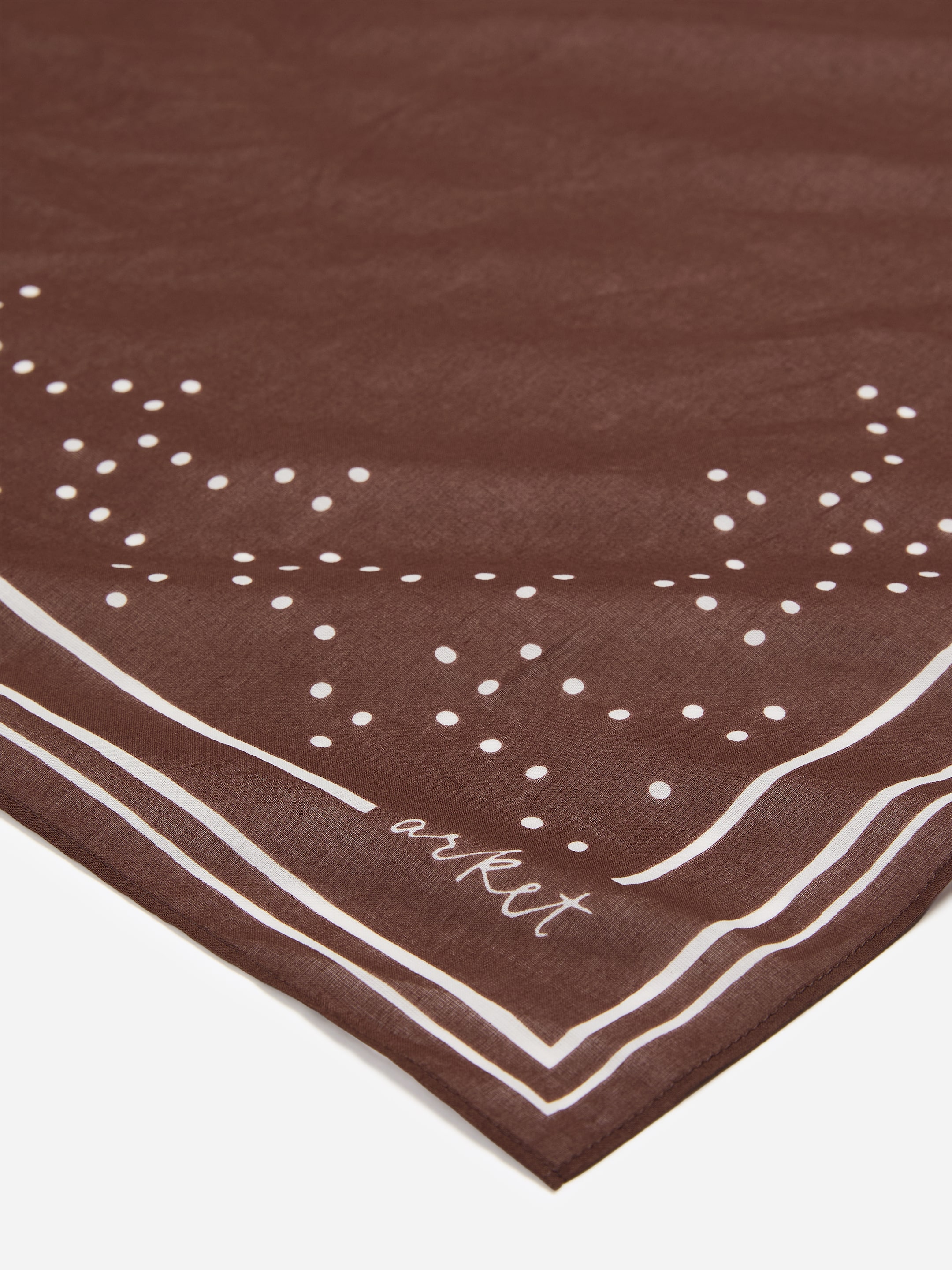 Bandana in cotone - Marrone scuro - Men - StillMedia/DescriptiveDetail - 2