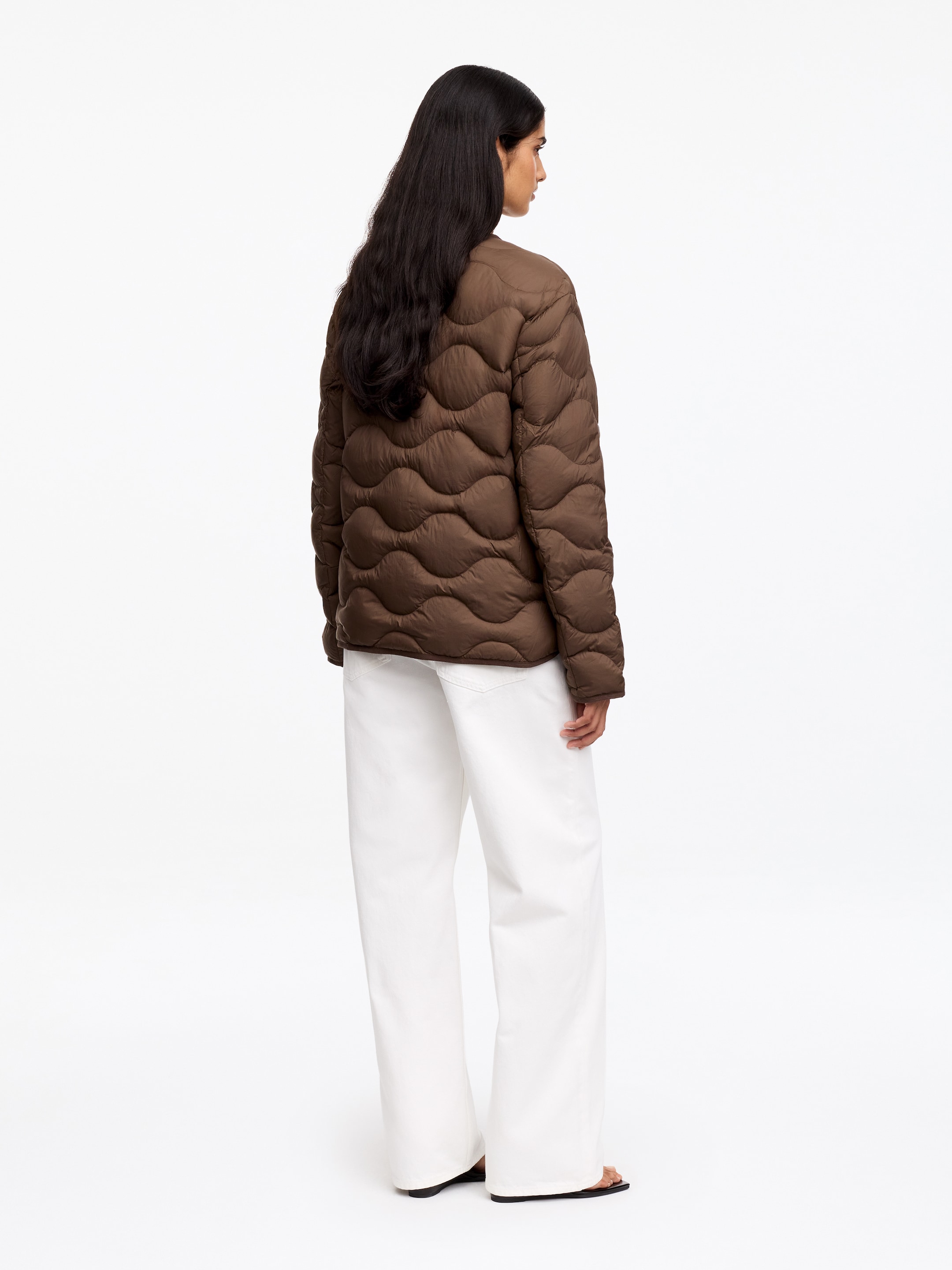 Re:Down Quilted Liner Jacket - Brown - Regular fit - women - StillMedia/Lookbook - 5