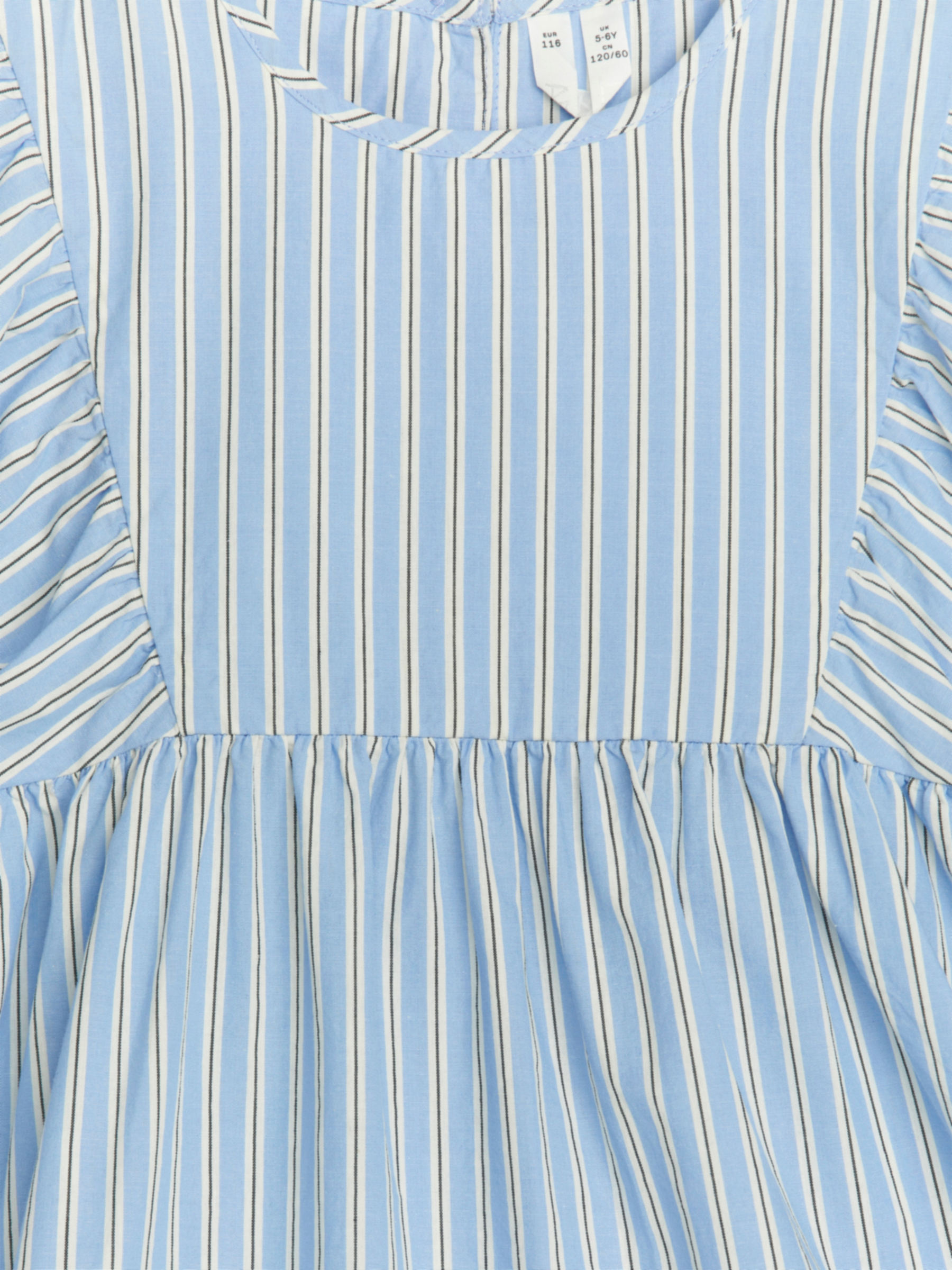 Kleid aus Baumwoll-Popeline - Hellblau/Streifen - Oversize - Kinder - StillMedia/DescriptiveDetail - 2