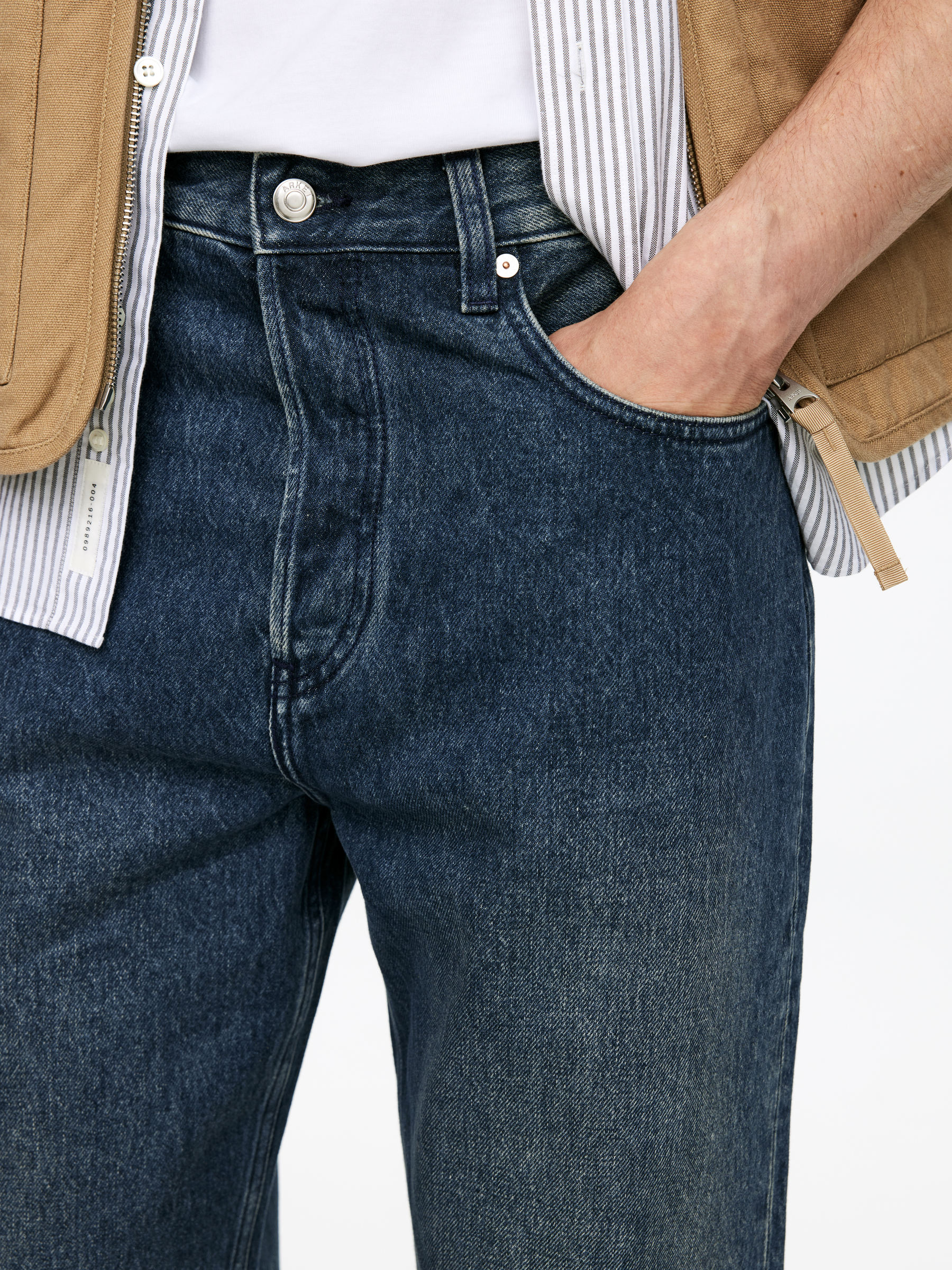 MIST Wide Jeans - Mittelblau - Loose Fit - Herren - StillMedia/Lookbook - 4