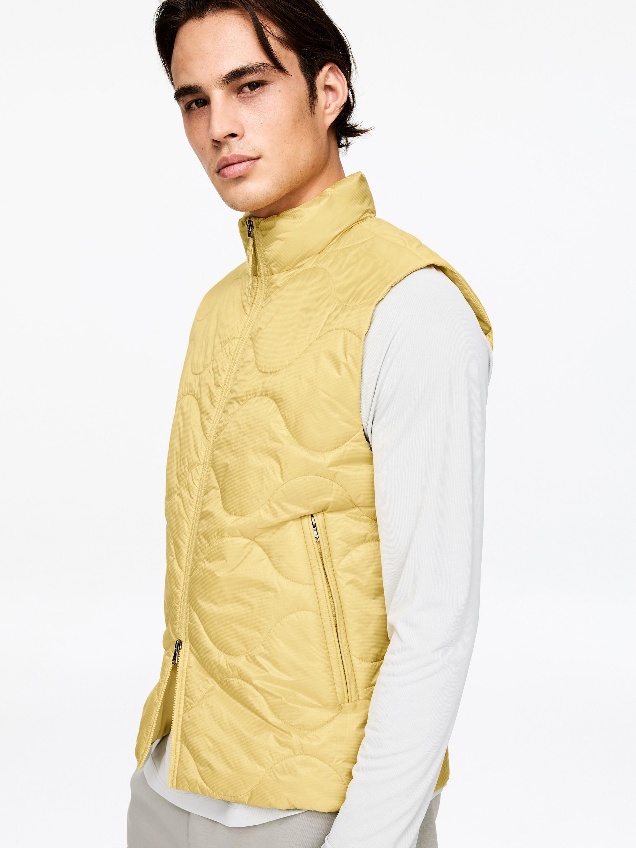 ARKET ACTIVE Steppweste - Gelb - Regular Fit - Herren - StillMedia/Lookbook - 7