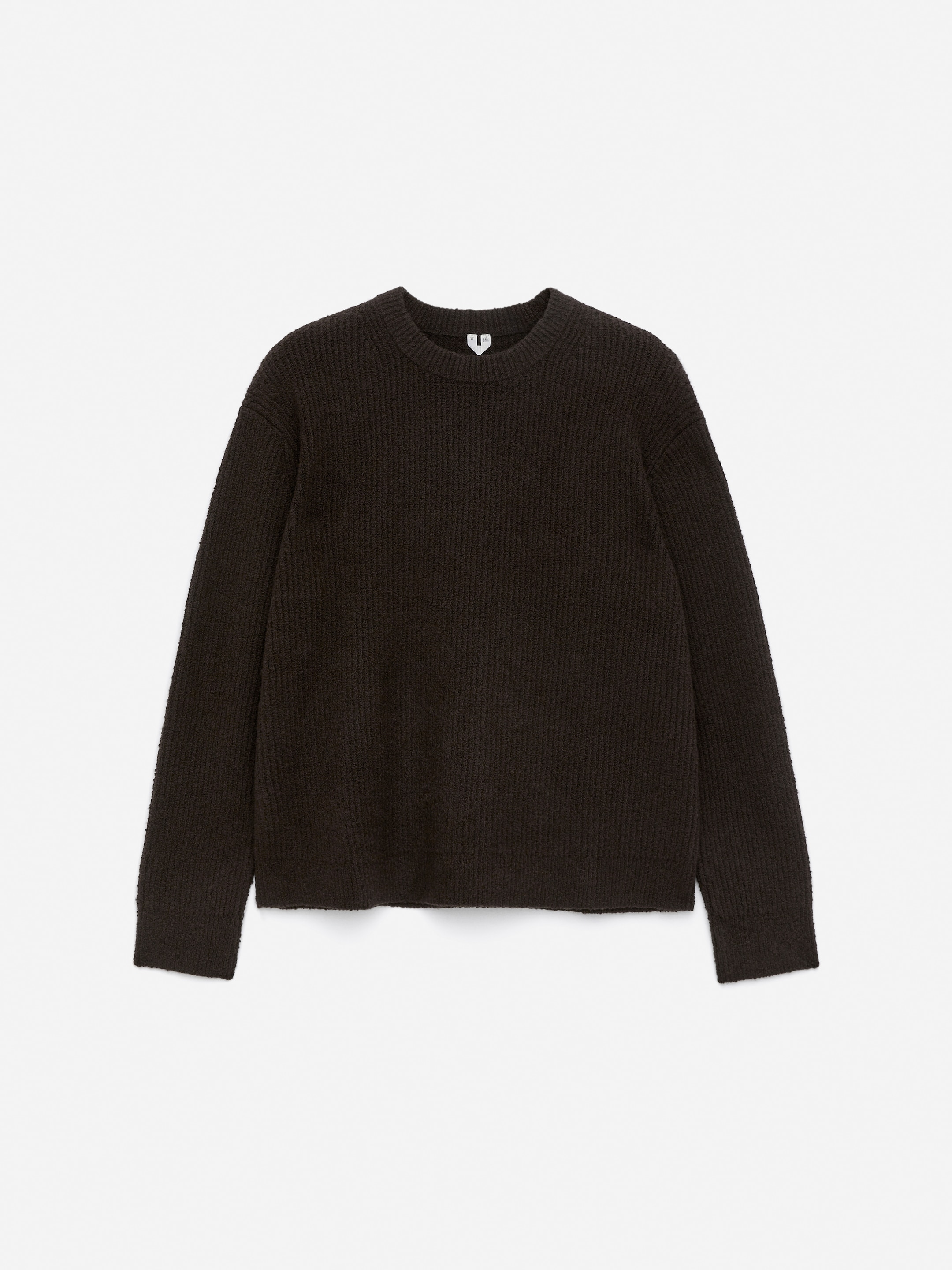 Cotton-Blend Jumper-#3F3838-16166