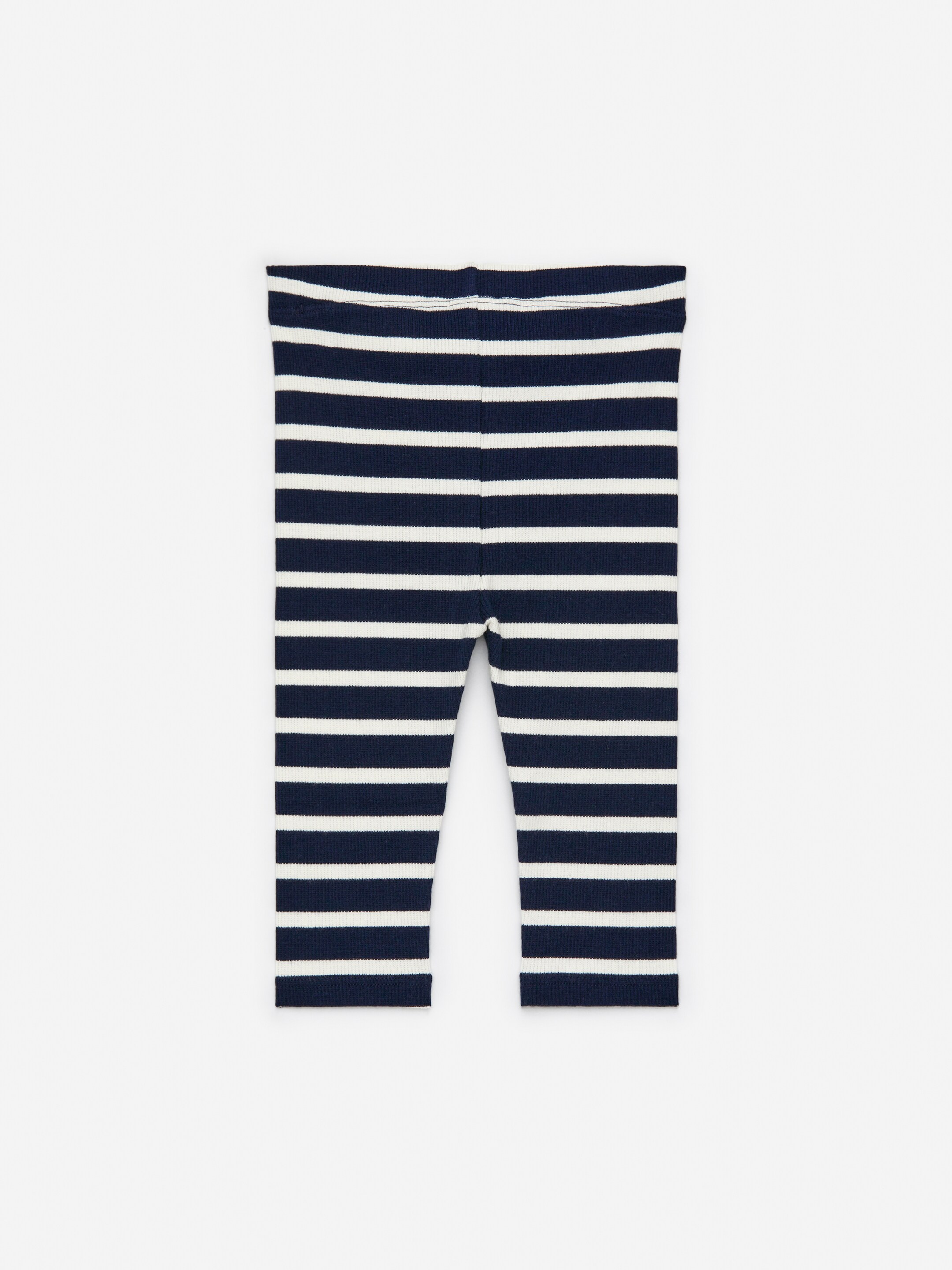 Agrandir l'image: Legging côtelé - Bleu foncé/Blanc cassé - ENFANT | H&M FR 2