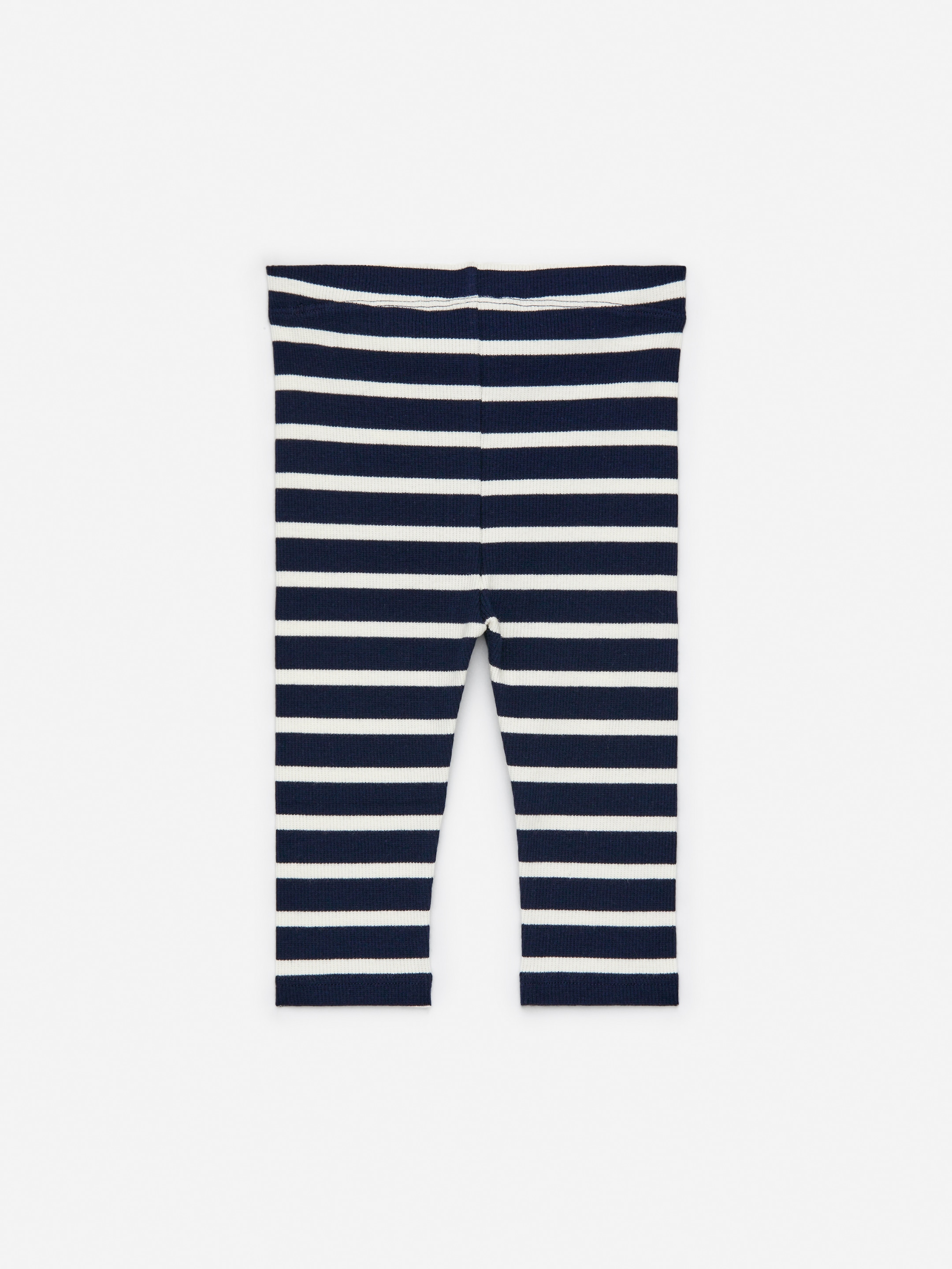 Ribbade leggings - Mörkblå/off-white - Slim fit - Children - StillMedia/DescriptiveStillLife - 3