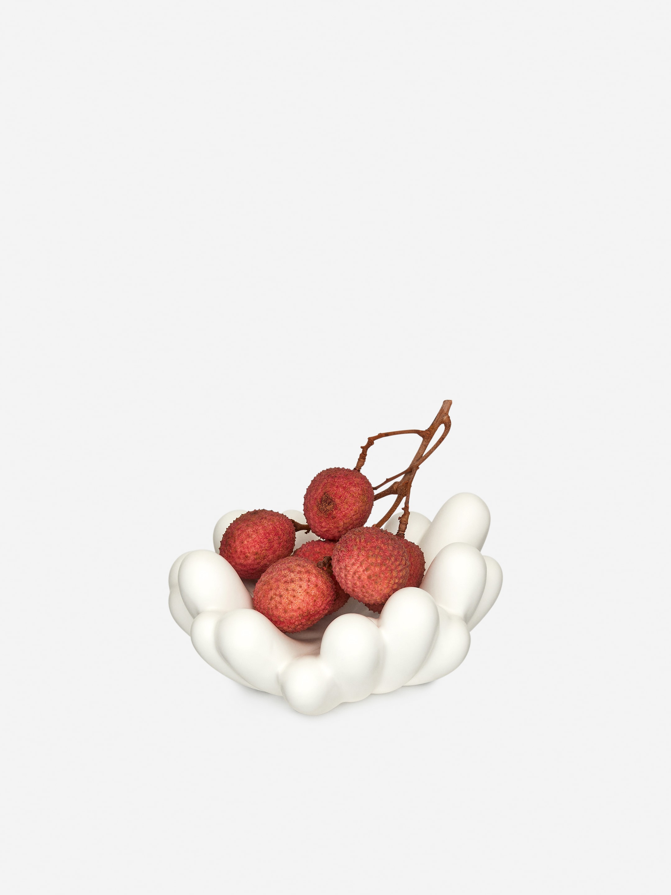 Visa större bild: Skål i stengods 15 cm - Vit - Home All | H&M SE 2