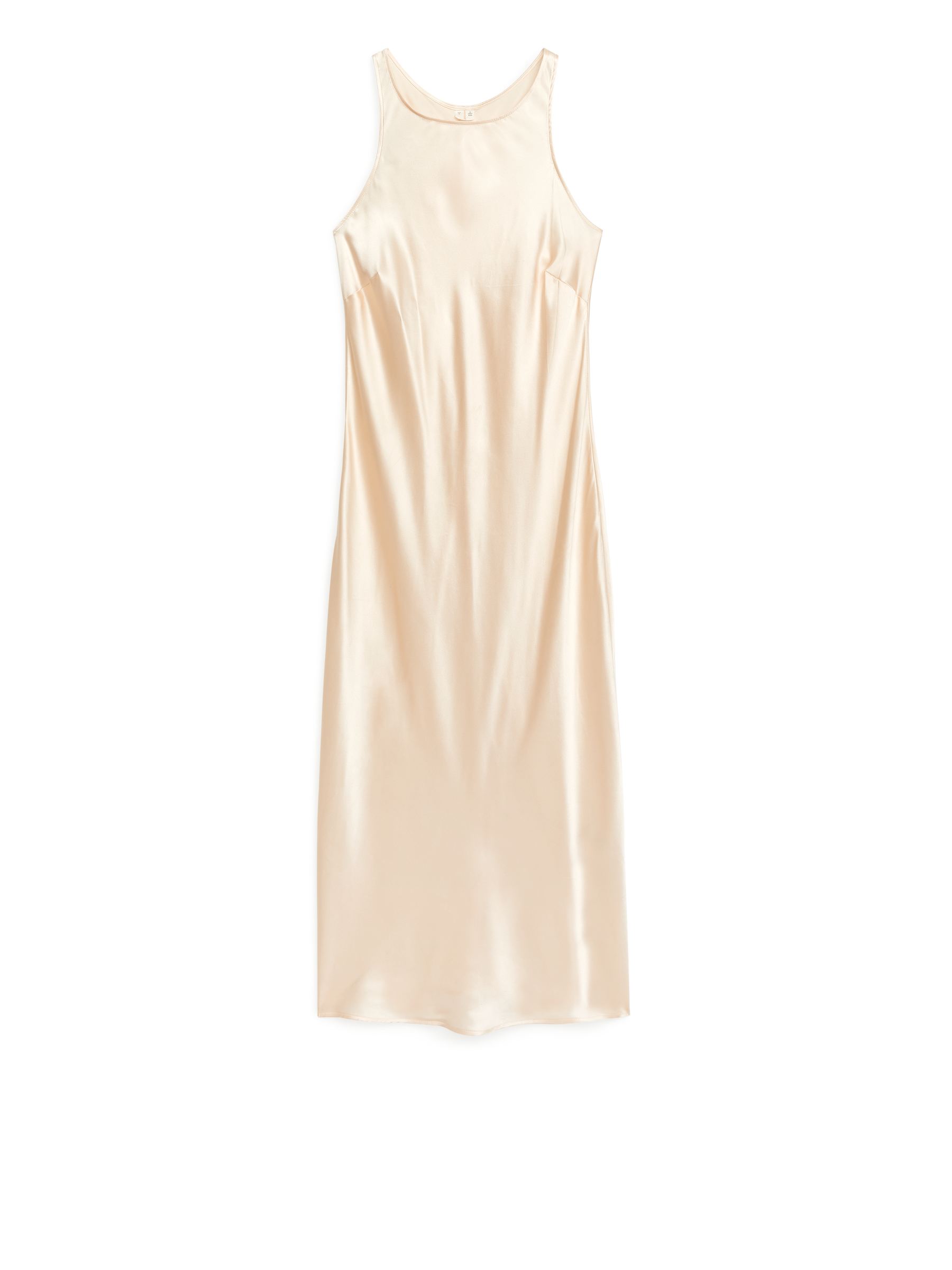 Slip dress in seta - Bianco sporco - Regular fit - Women - StillMedia/DescriptiveStillLife - 1